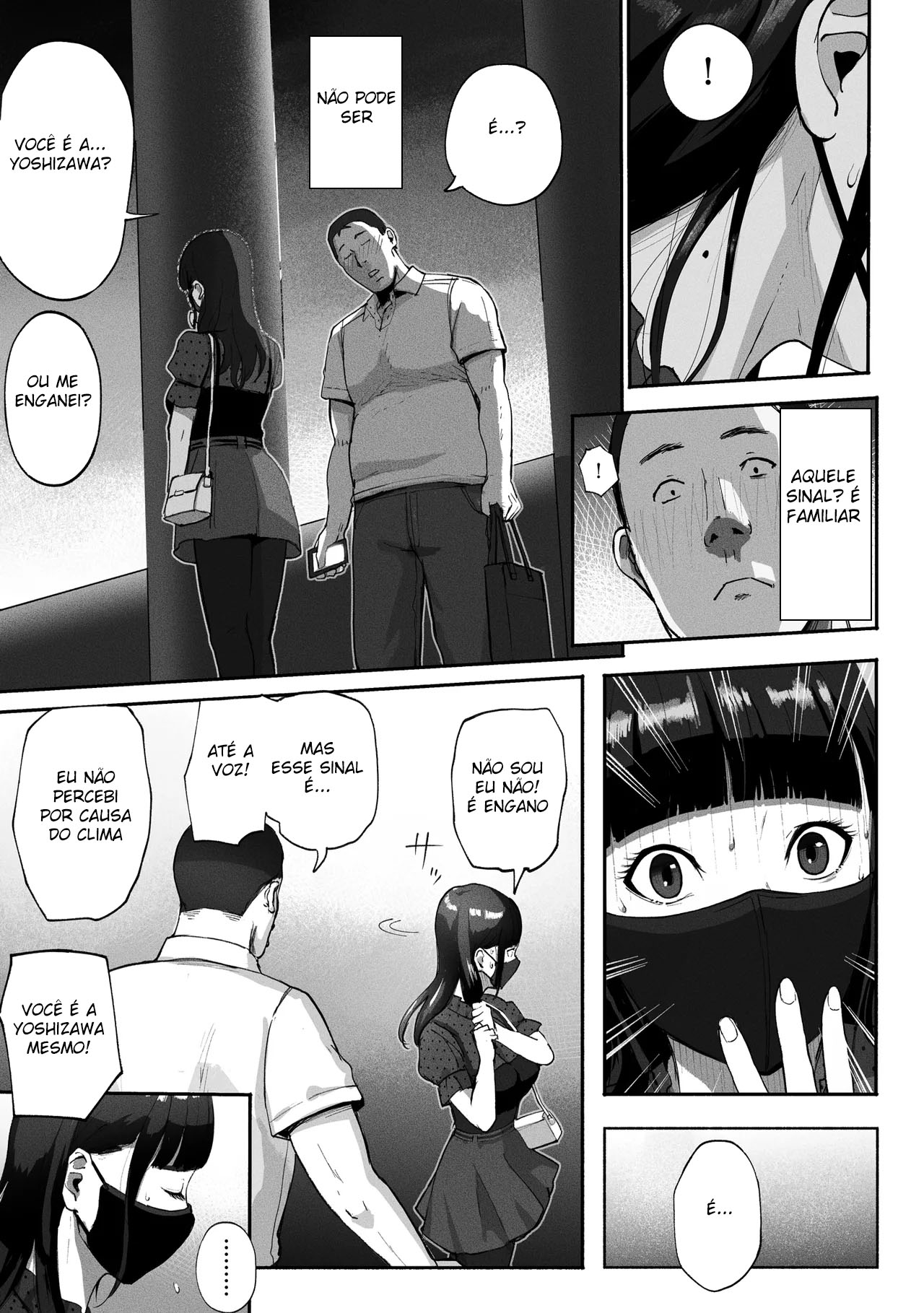 Mãe Solteira Fazendo Sexo Compensado ~ Acabei Encontrando A Novata do Trabalho No Aplicativo - Page 13