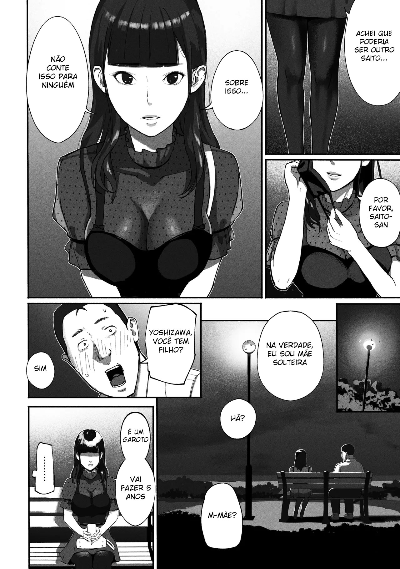Mãe Solteira Fazendo Sexo Compensado ~ Acabei Encontrando A Novata do Trabalho No Aplicativo - Page 14