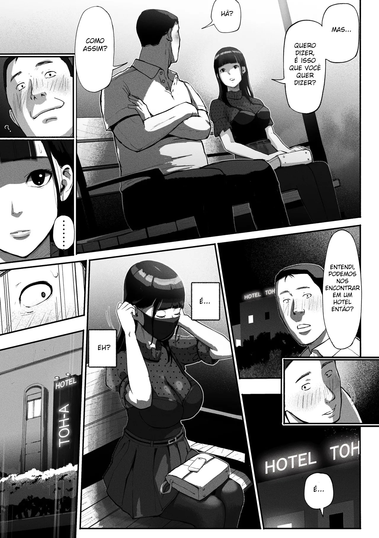 Mãe Solteira Fazendo Sexo Compensado ~ Acabei Encontrando A Novata do Trabalho No Aplicativo - Page 18