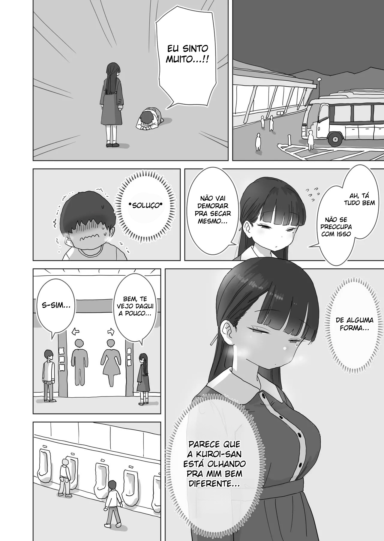 Minha Colega de Sala Kuroi Deixou Eu Gozar Nela Durante Uma Viagem Noturna de Ônibus - Page 20