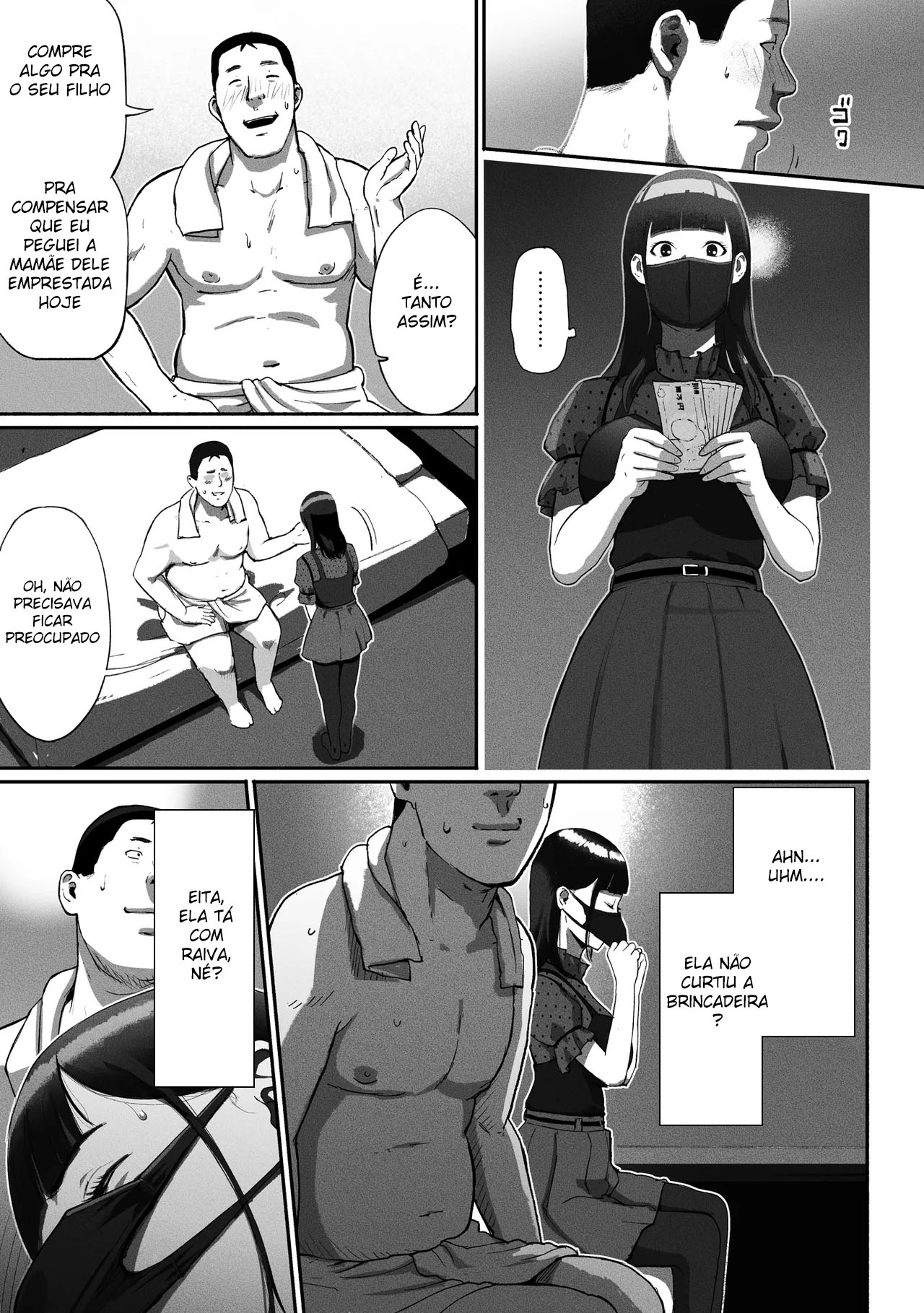 Mãe Solteira Fazendo Sexo Compensado ~ Acabei Encontrando A Novata do Trabalho No Aplicativo - Page 20