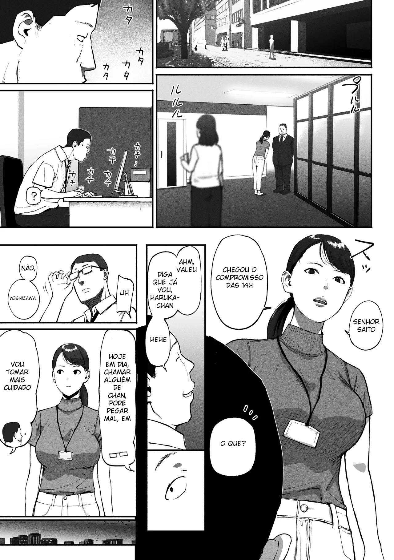 Mãe Solteira Fazendo Sexo Compensado ~ Acabei Encontrando A Novata do Trabalho No Aplicativo - Page 37