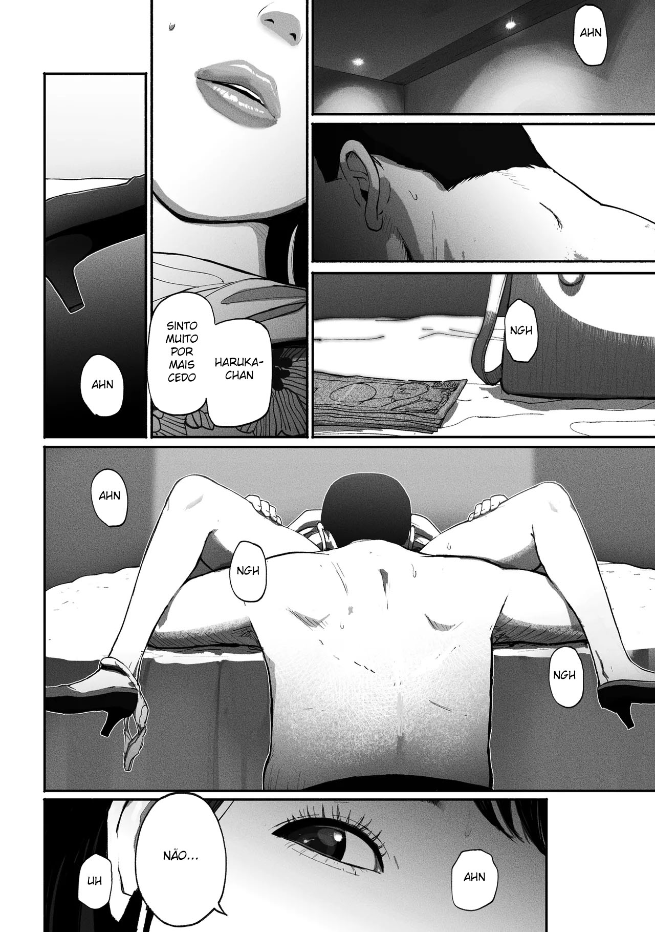 Mãe Solteira Fazendo Sexo Compensado ~ Acabei Encontrando A Novata do Trabalho No Aplicativo - Page 38