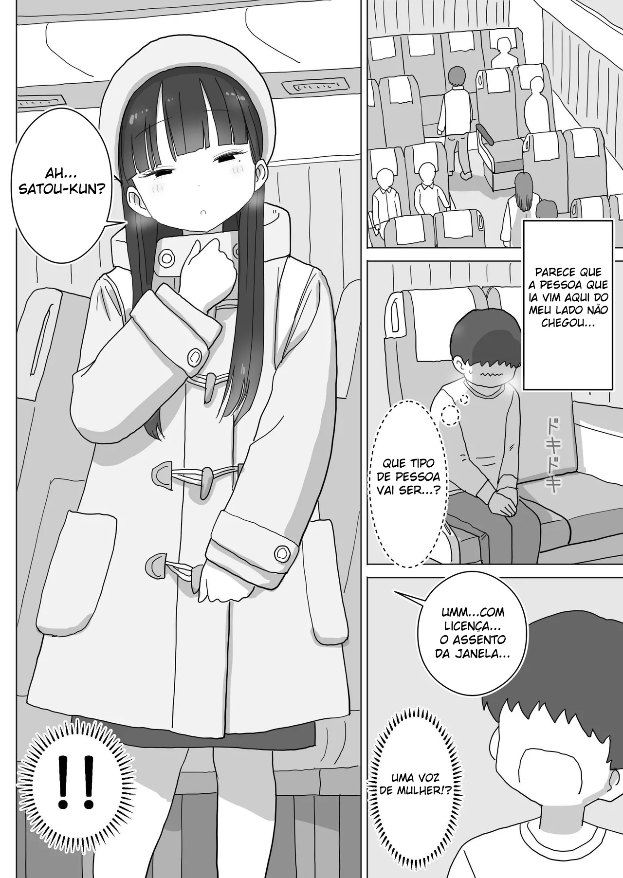 Minha Colega de Sala Kuroi Deixou Eu Gozar Nela Durante Uma Viagem Noturna de Ônibus - Page 4
