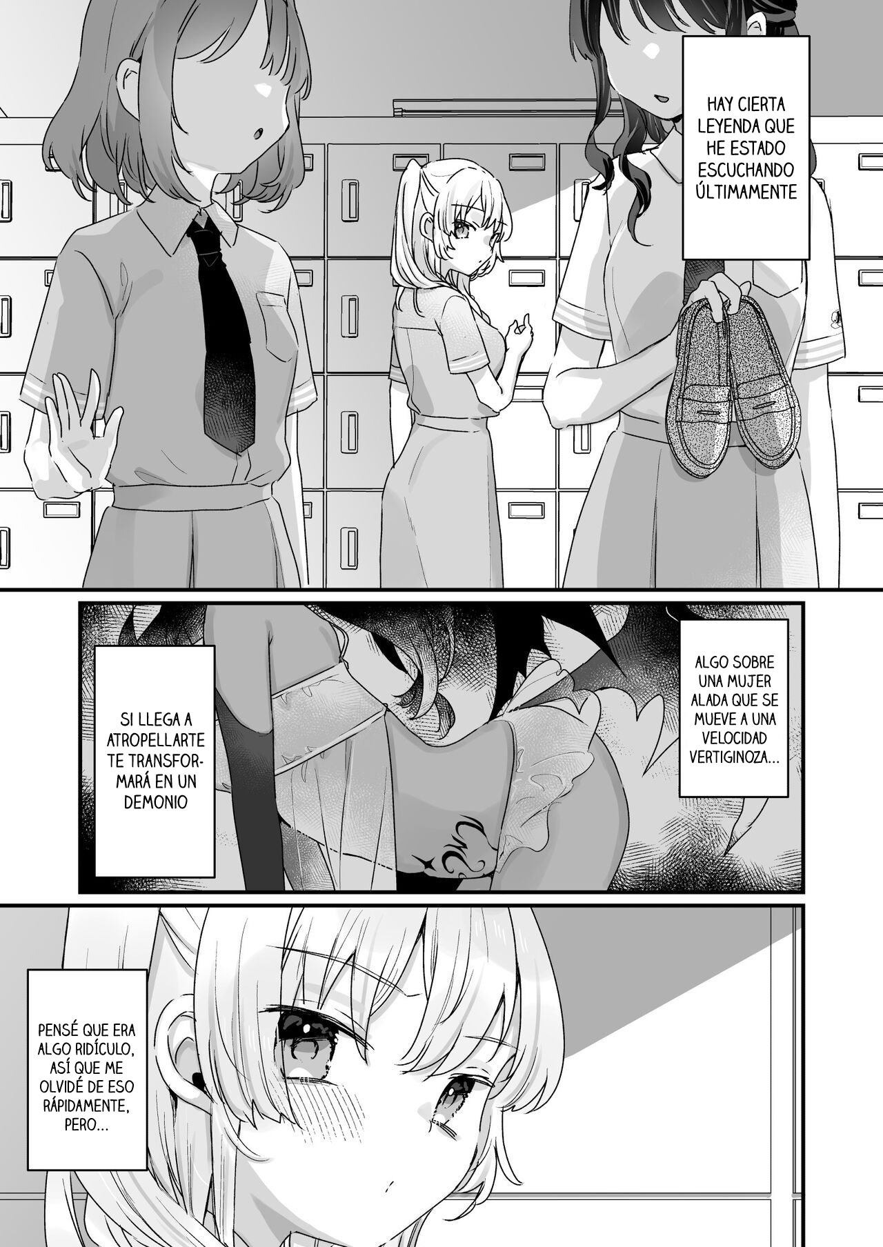 Naritakunai noni Succubus ni Natte Shimatta Honda-san | Honda-san se convirtió en súcubo Aunque ella no quería - Page 4