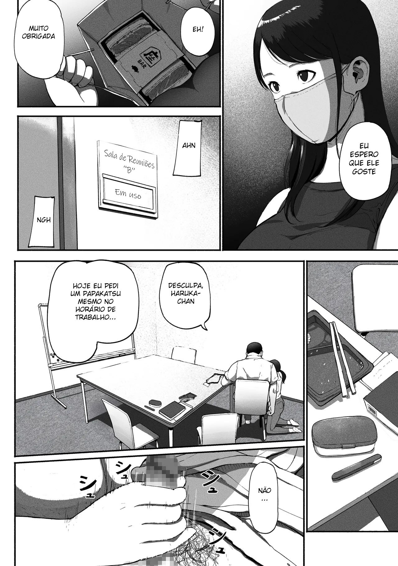 Mãe Solteira Fazendo Sexo Compensado ~ Acabei Encontrando A Novata do Trabalho No Aplicativo - Page 42
