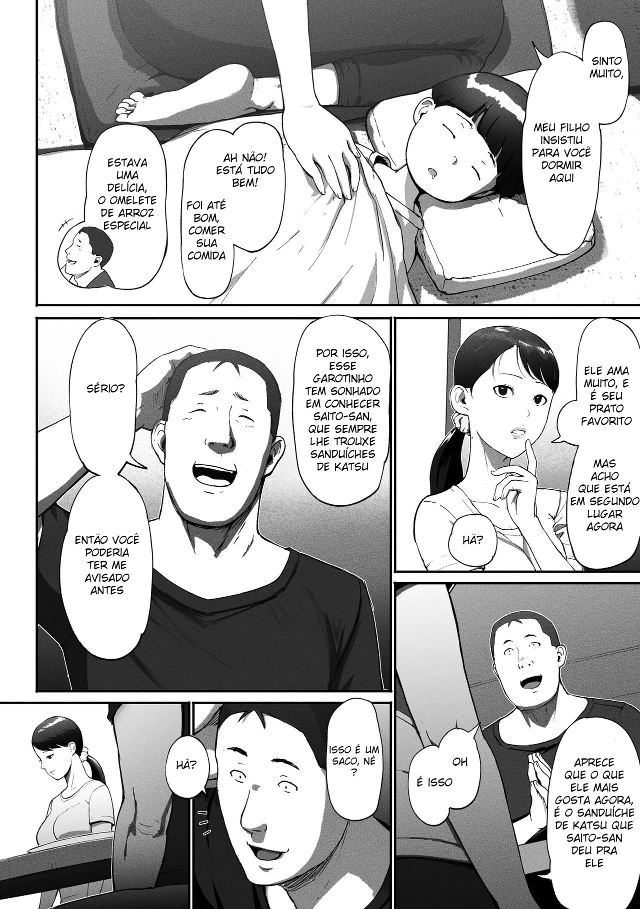 Mãe Solteira Fazendo Sexo Compensado ~ Acabei Encontrando A Novata do Trabalho No Aplicativo - Page 52
