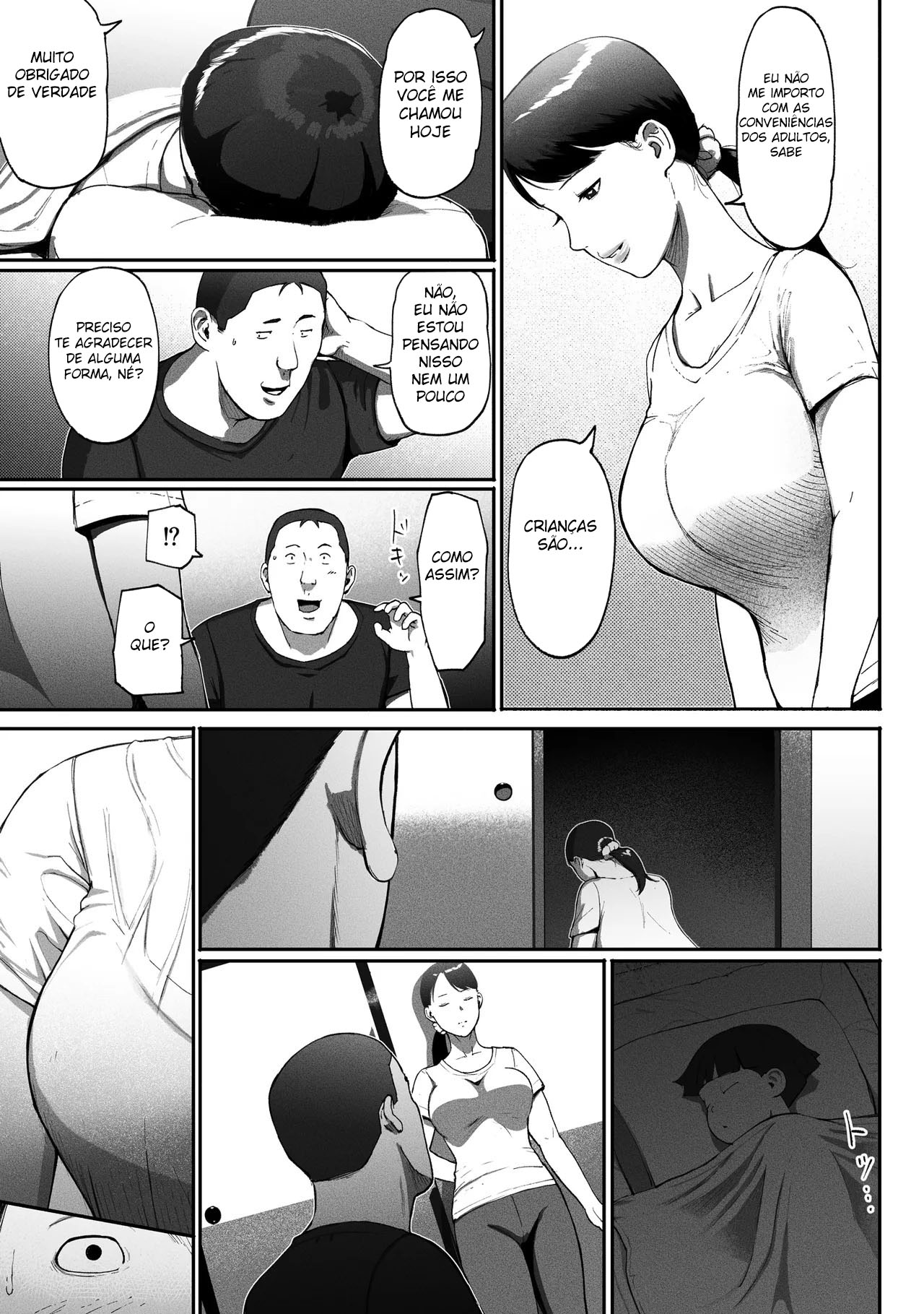 Mãe Solteira Fazendo Sexo Compensado ~ Acabei Encontrando A Novata do Trabalho No Aplicativo - Page 53