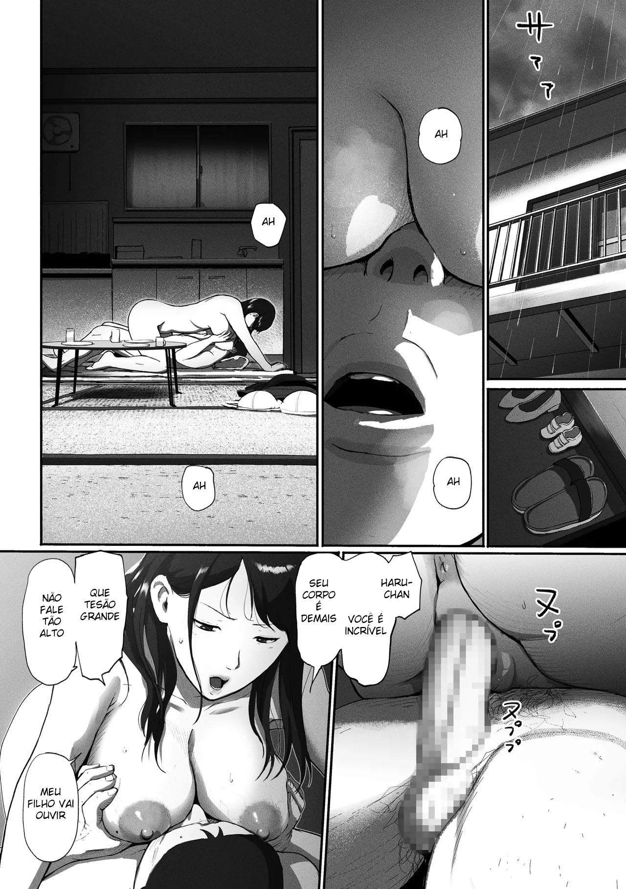 Mãe Solteira Fazendo Sexo Compensado ~ Acabei Encontrando A Novata do Trabalho No Aplicativo - Page 56