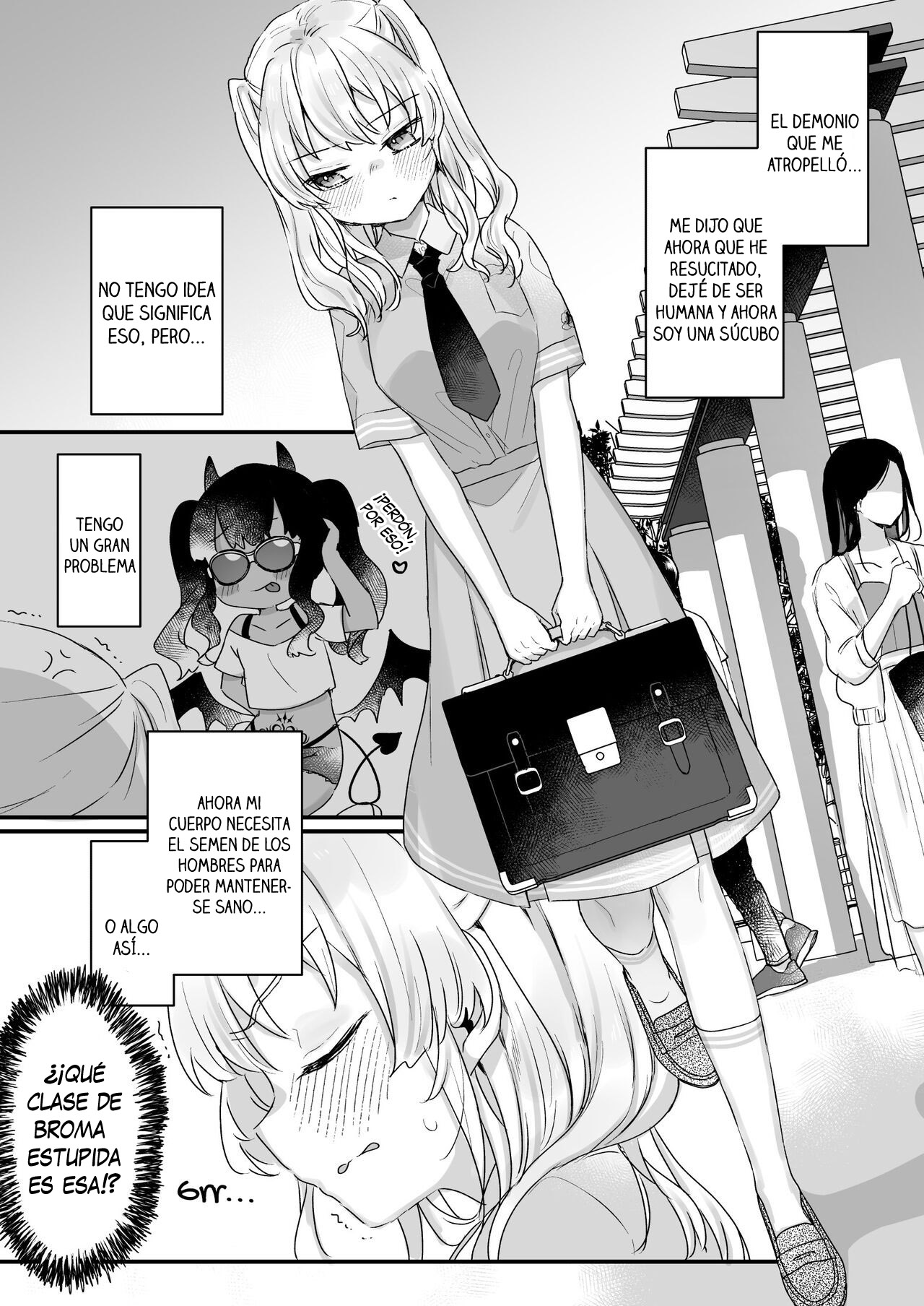 Naritakunai noni Succubus ni Natte Shimatta Honda-san | Honda-san se convirtió en súcubo Aunque ella no quería - Page 6
