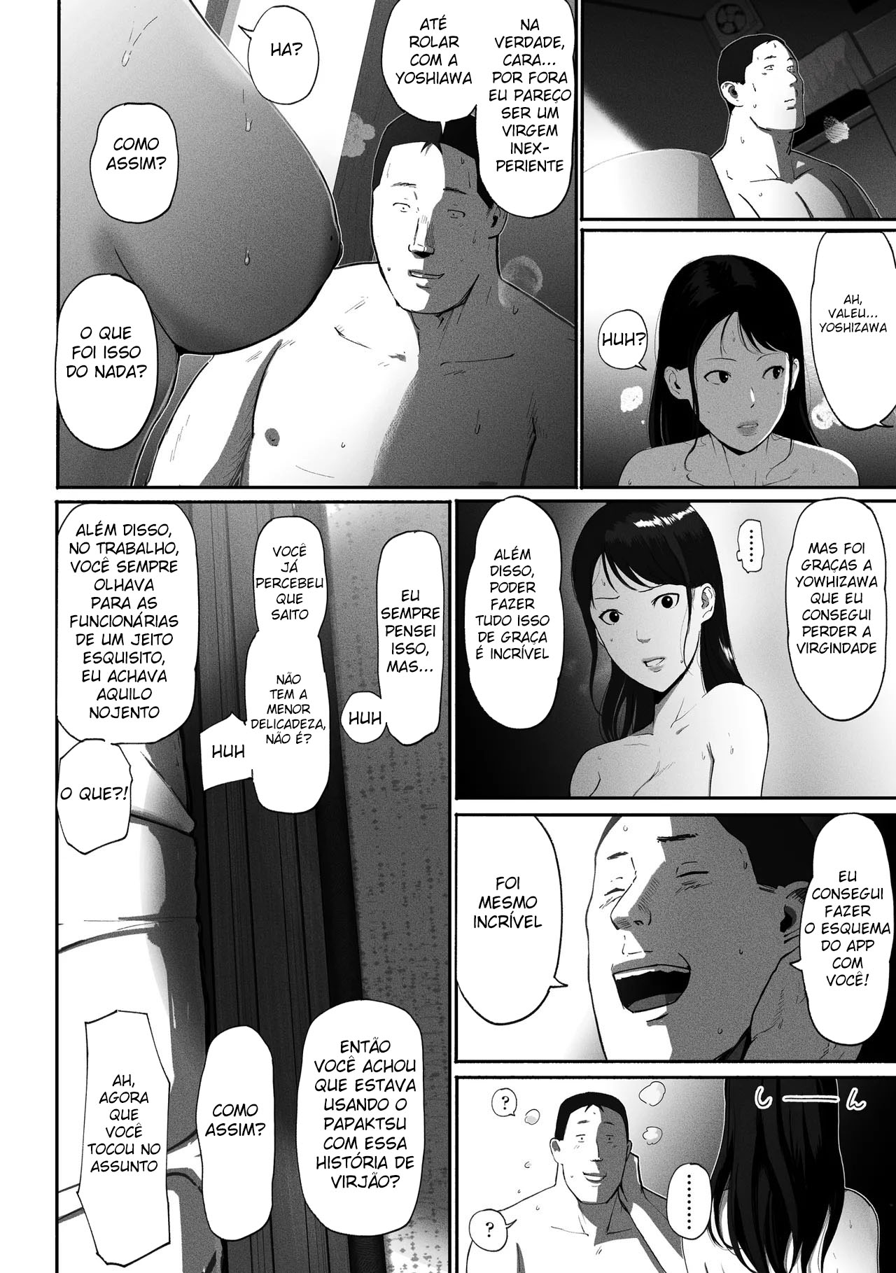 Mãe Solteira Fazendo Sexo Compensado ~ Acabei Encontrando A Novata do Trabalho No Aplicativo - Page 70