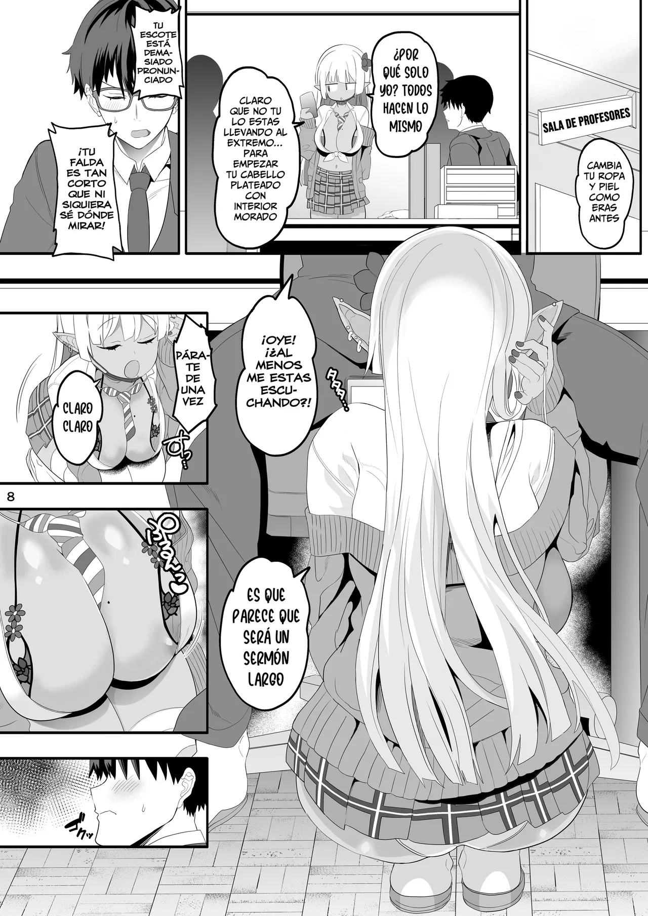 Kanzen ni Gal Ochi Shita Ryuugakusei Elf no Shidouhou - Page 8