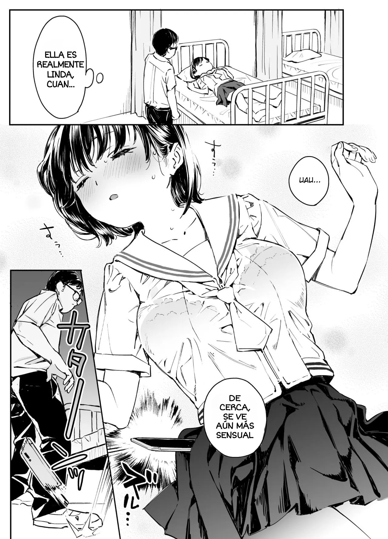 Kanojo no Binetsu to Boku no Hotobori | Su Fiebre y Mi Calor - Page 8