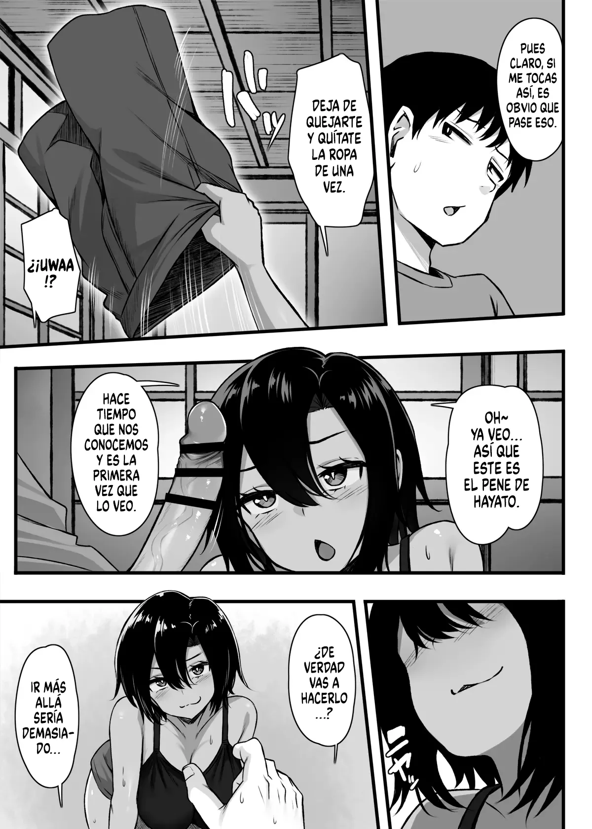 Makezu Girai na Osananajimi to H Shoubu suru Hanashi ｜Competencia Sexual con mi Amiga de la Infancia que Odia Perder - Page 11