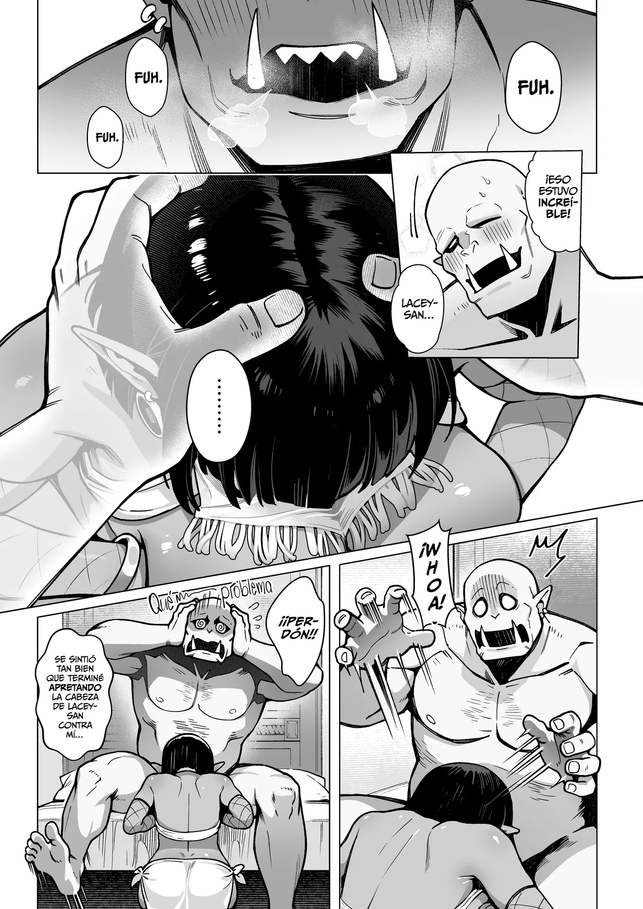 Yosei Shoukan 3-goushitsu Lacy ~Kasshoku Hada Elf o Shimei Shita Dotei Orc~ 1 - Page 14