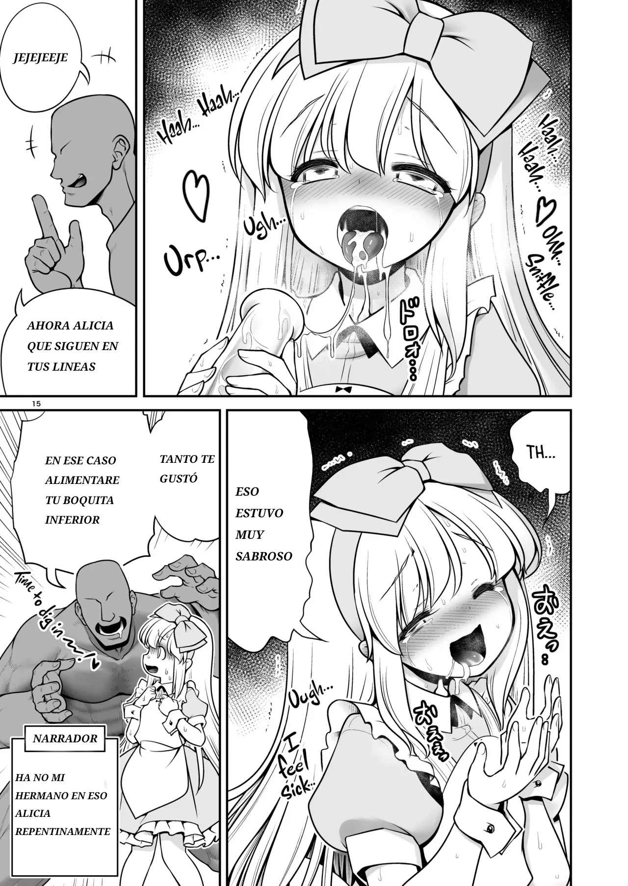 Monogatari Dori ni shika Ugokenai Alice-tachi wa Ikurademo Ecchi na koto Yaritai Houdai | Como Alicia y las Demás sólo Pueden Moverse Según el Cuento, Puedo Hacerles Todas las Cositas Ricas que Quiera - Page 15