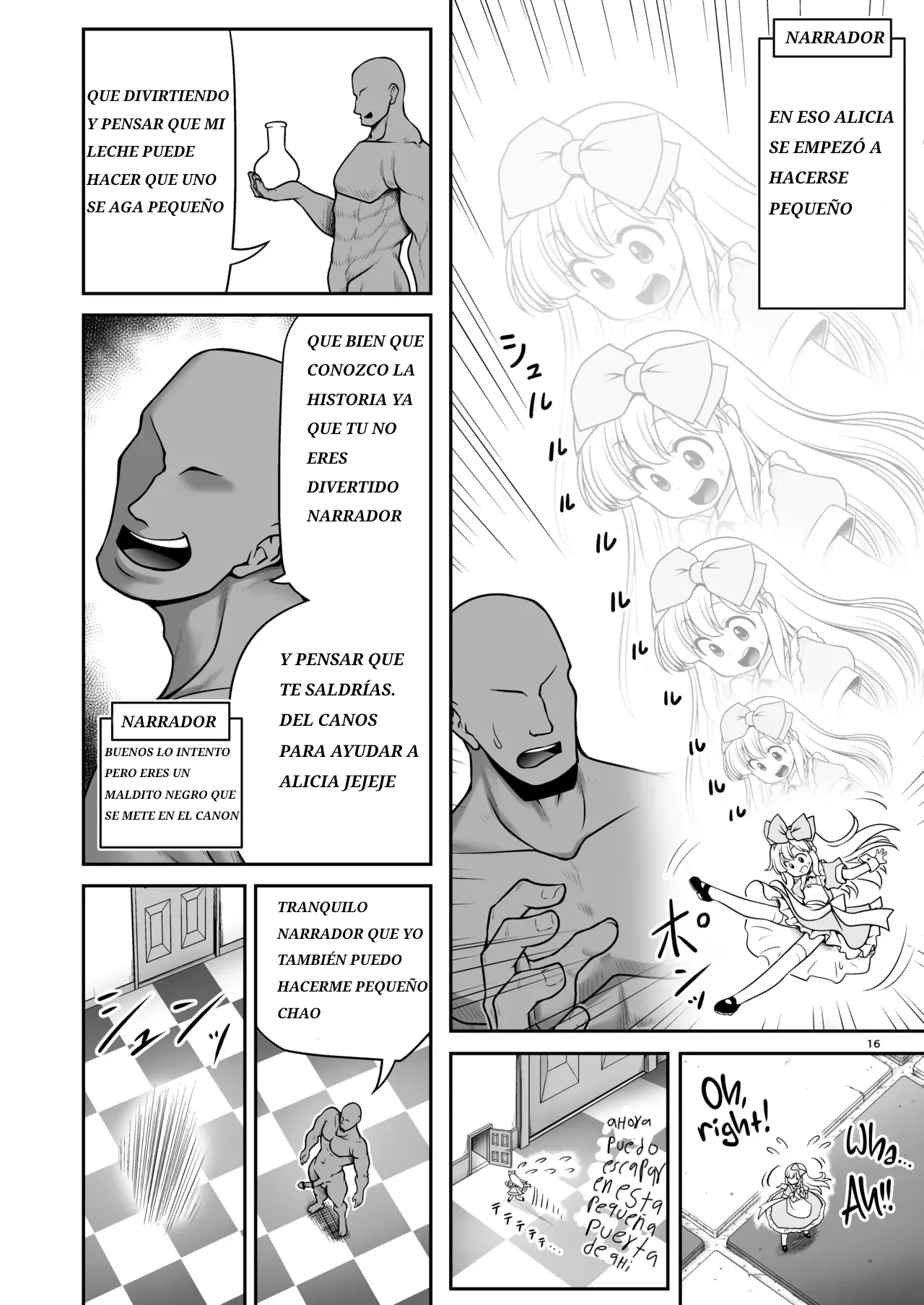 Monogatari Dori ni shika Ugokenai Alice-tachi wa Ikurademo Ecchi na koto Yaritai Houdai | Como Alicia y las Demás sólo Pueden Moverse Según el Cuento, Puedo Hacerles Todas las Cositas Ricas que Quiera - Page 16