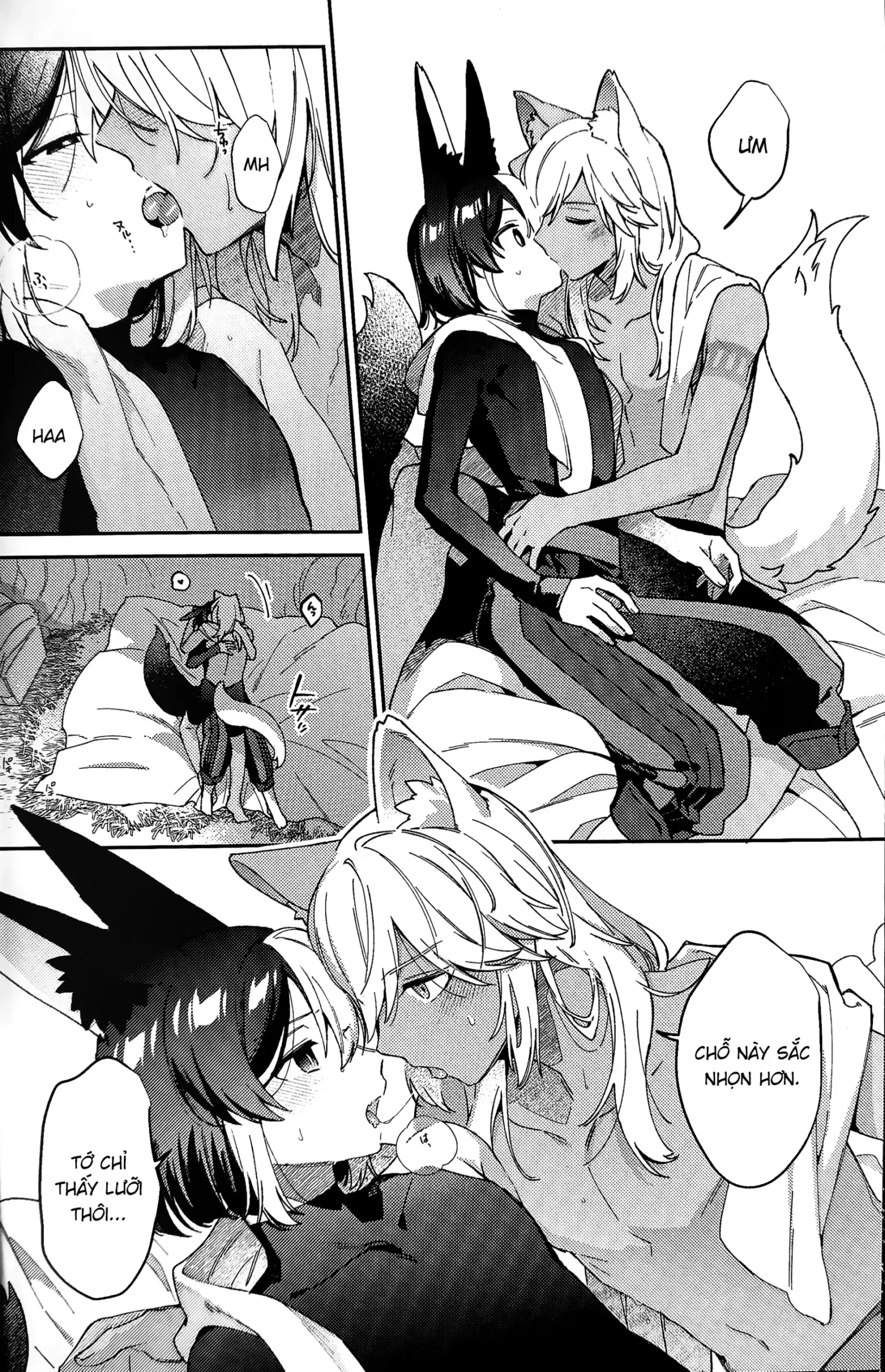 Ookami ni natta tomodachi no yosuga okashii!! - Page 19