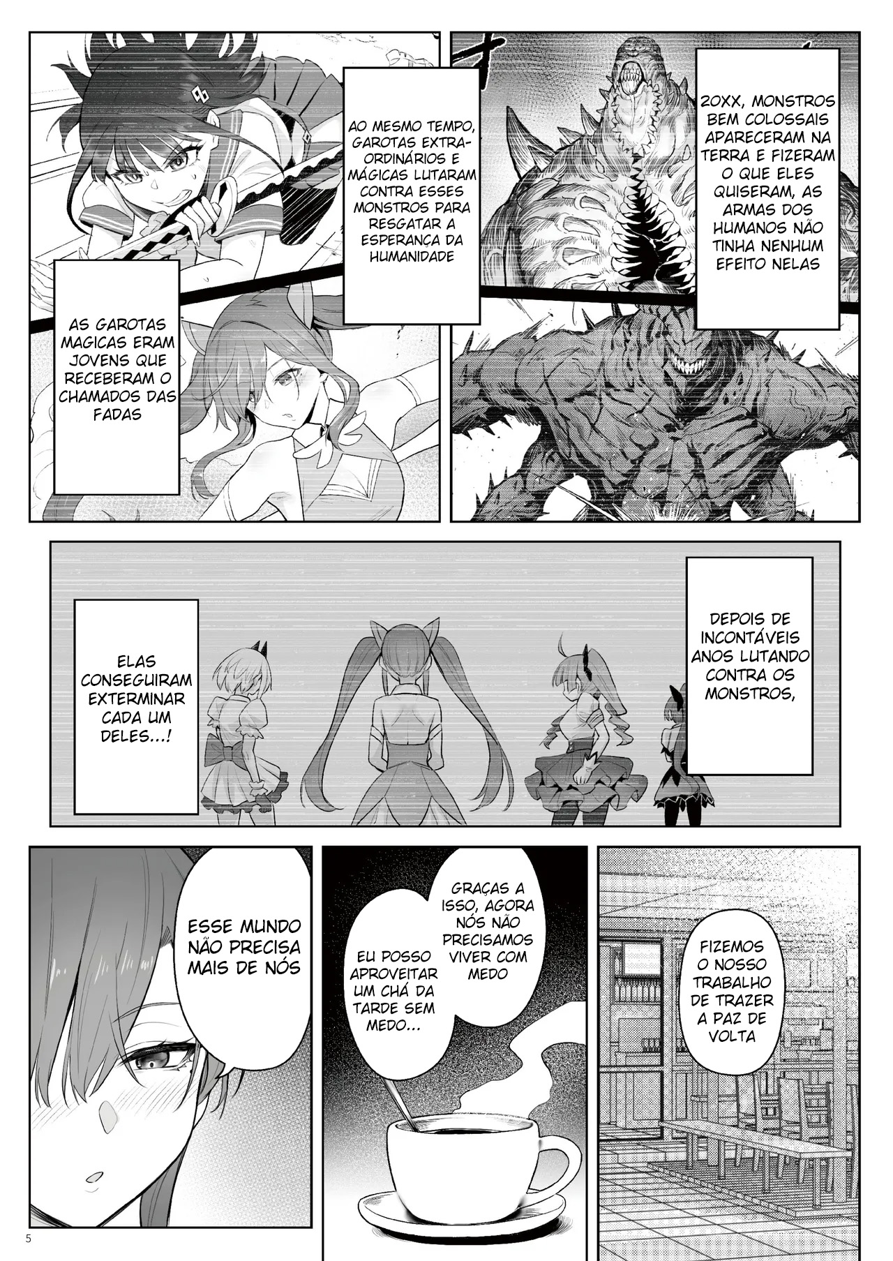 Histórias de Trabalho de uma Ex-Garota Mágica – O Prólogo - Page 3
