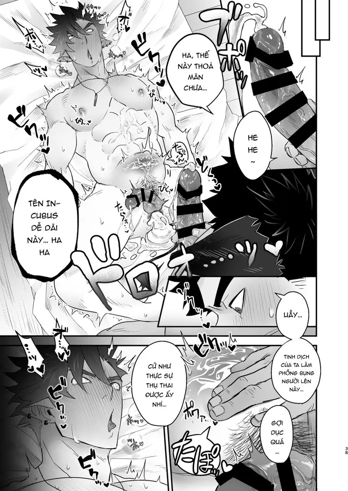 Inkyubasu to Hatsujo Okami Otoko to Monsuta Menba - Page 39
