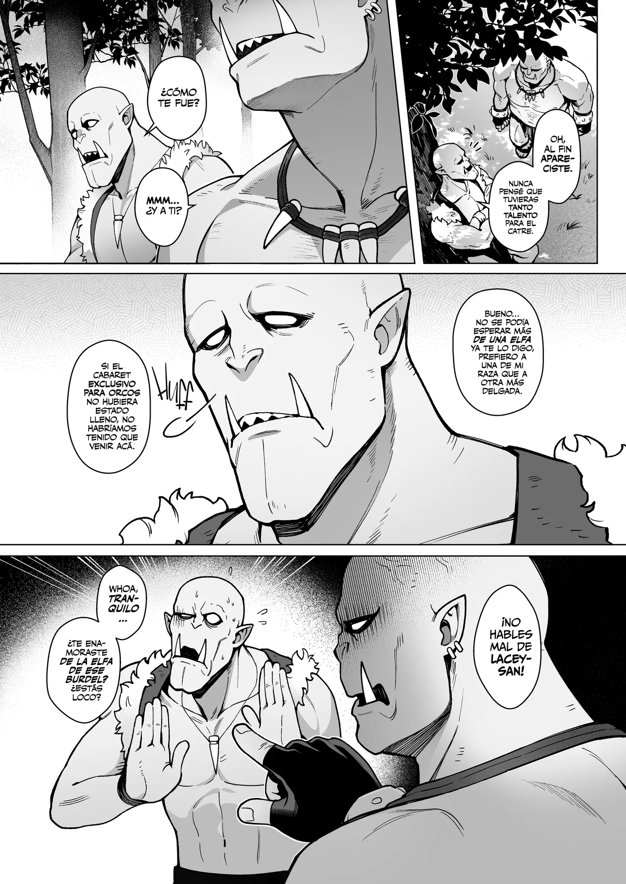 Yosei Shoukan 3-goushitsu Lacy ~Kasshoku Hada Elf o Shimei Shita Dotei Orc~ 1 - Page 46