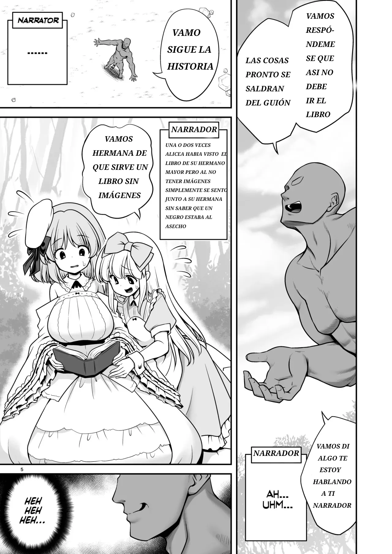 Monogatari Dori ni shika Ugokenai Alice-tachi wa Ikurademo Ecchi na koto Yaritai Houdai | Como Alicia y las Demás sólo Pueden Moverse Según el Cuento, Puedo Hacerles Todas las Cositas Ricas que Quiera - Page 5