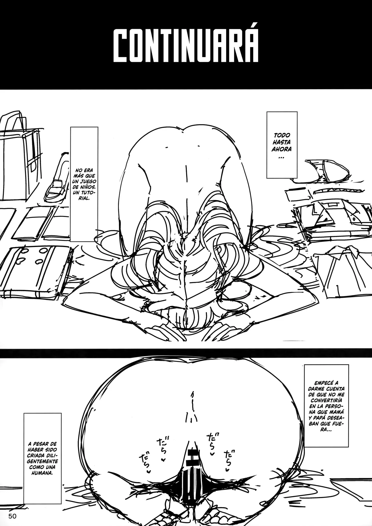 Taisetsu ni Ningen Toshite Sodate te Itadaita no ni Onaho de Gomennasai Junbigou|A Pesar de Haber Sido Criada con Esmero como Humana, Lo Siento, Pero me he Convertido en Una Onahole - Page 51