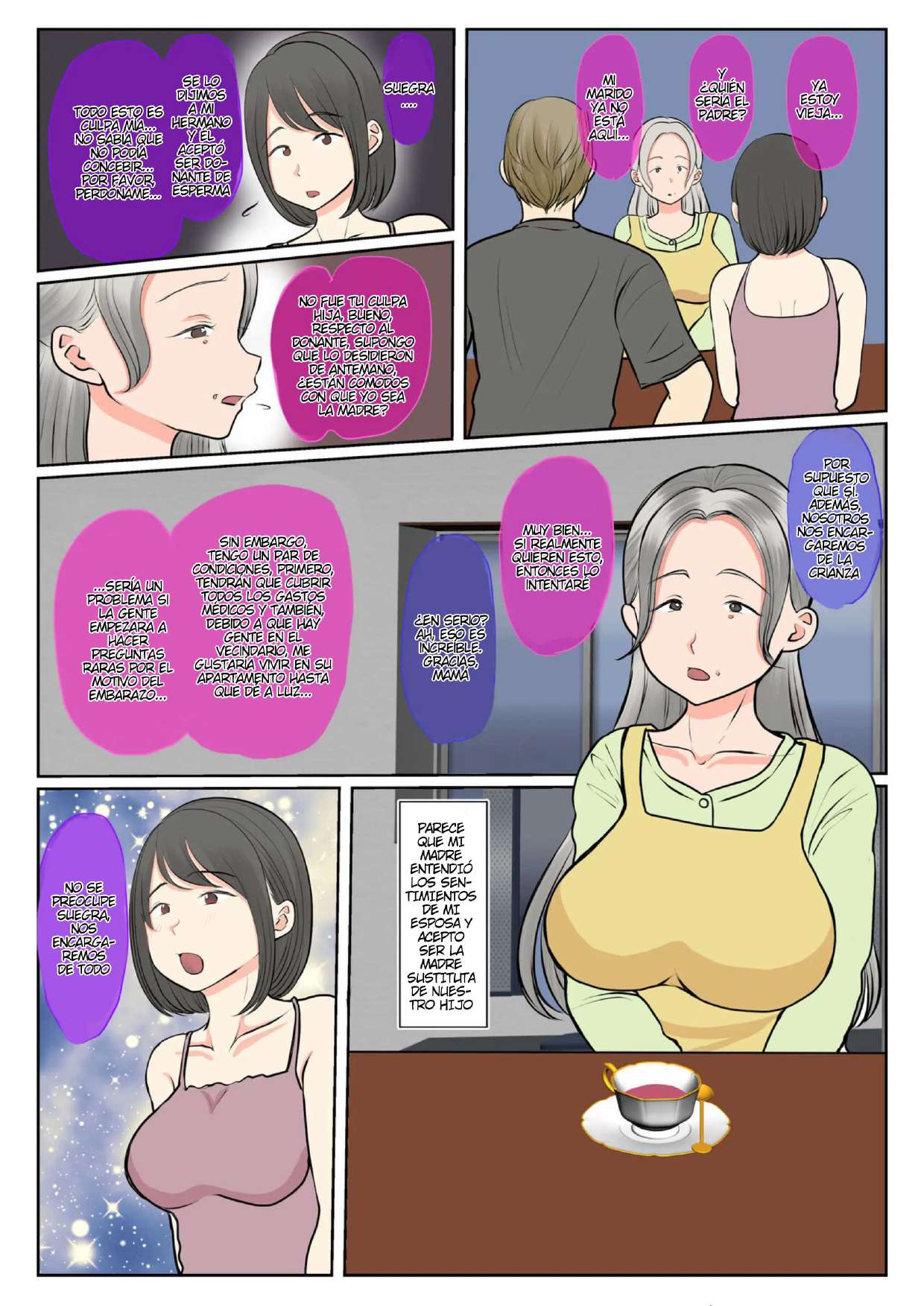 Jitsubo Dairi Shussan ~Shirakawa Yuuka no Baai~ Zenpen | Maternidad Subrogada ~El Caso de Yuuka Shirakawa~ Parte #1 - Page 8