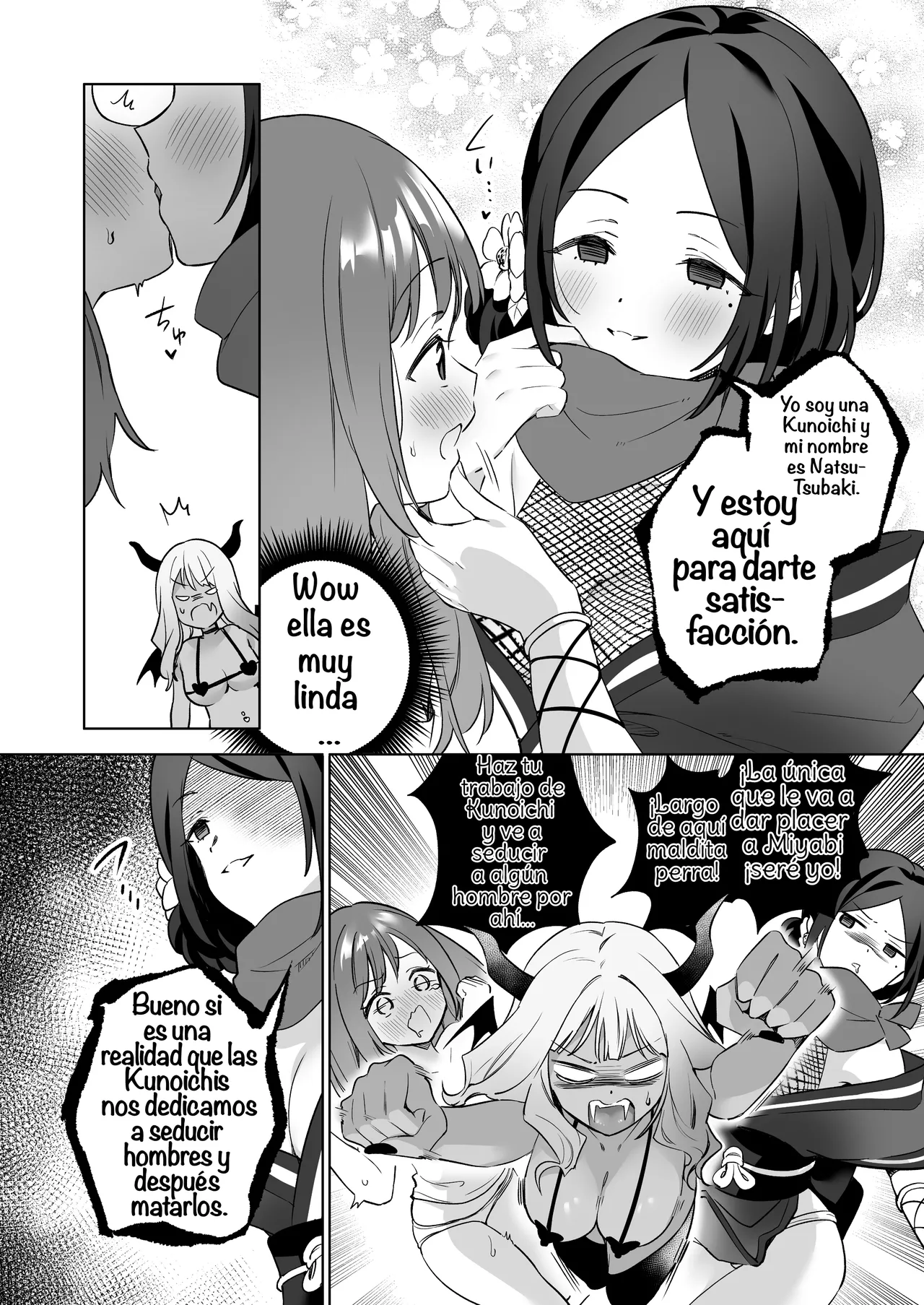 Yuri Kakusei Succubus vs Yuri Kakusei Kunoichi - Page 15