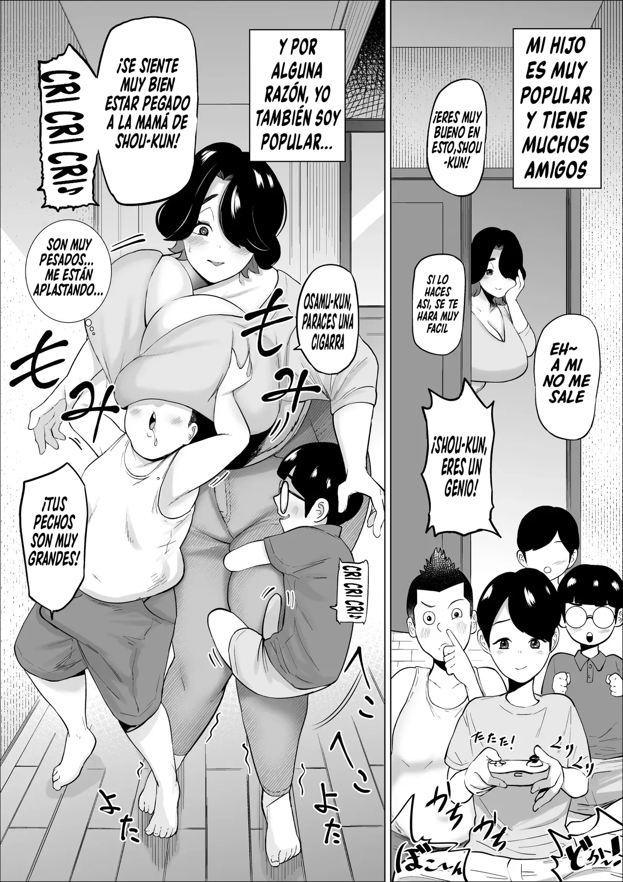 Shou-kun Mama wa Zenbu Kimochii｜El Cuerpo De La Mamá De Shou-Kun Se Siente Tan Rico - Page 2