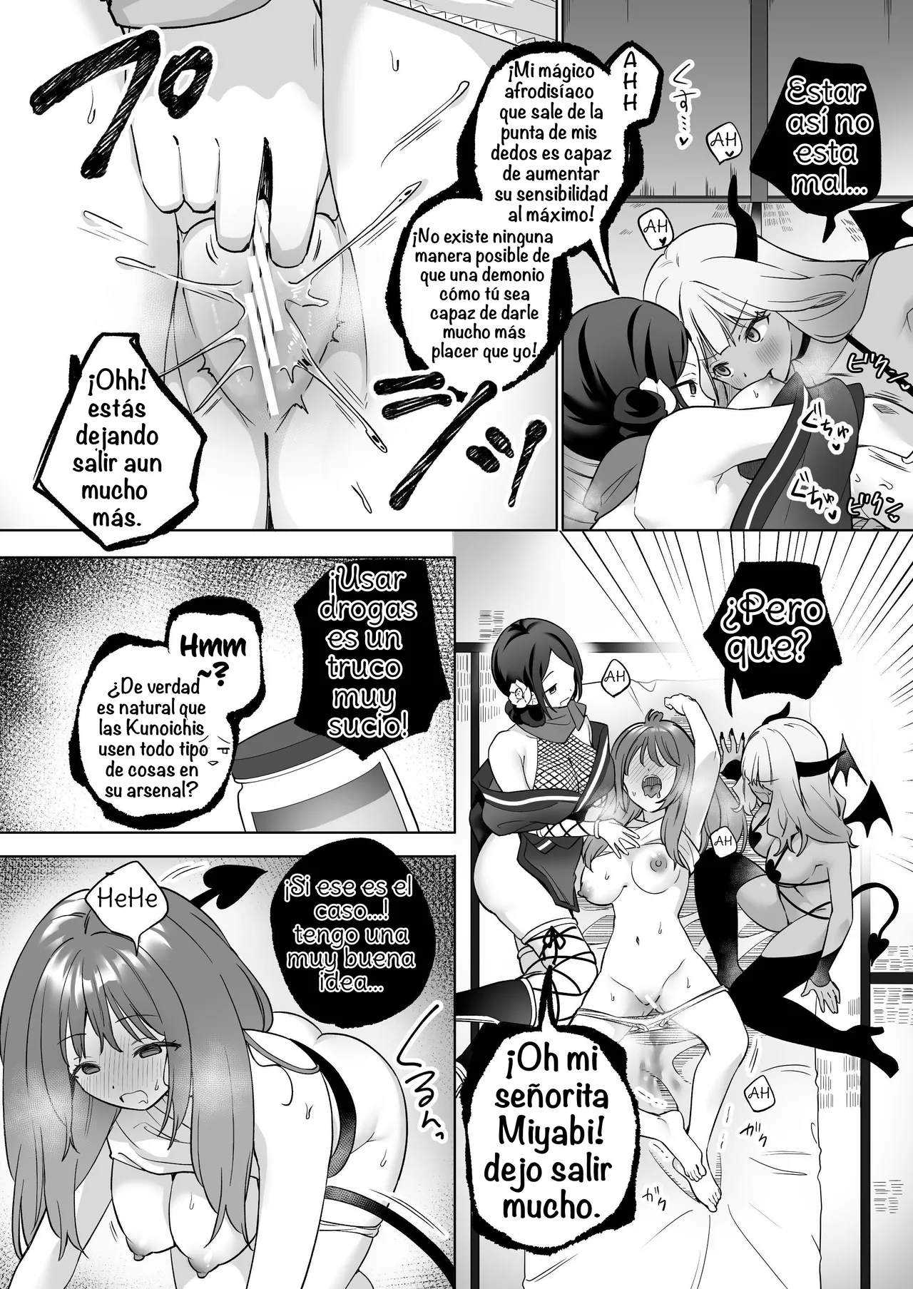 Yuri Kakusei Succubus vs Yuri Kakusei Kunoichi - Page 27