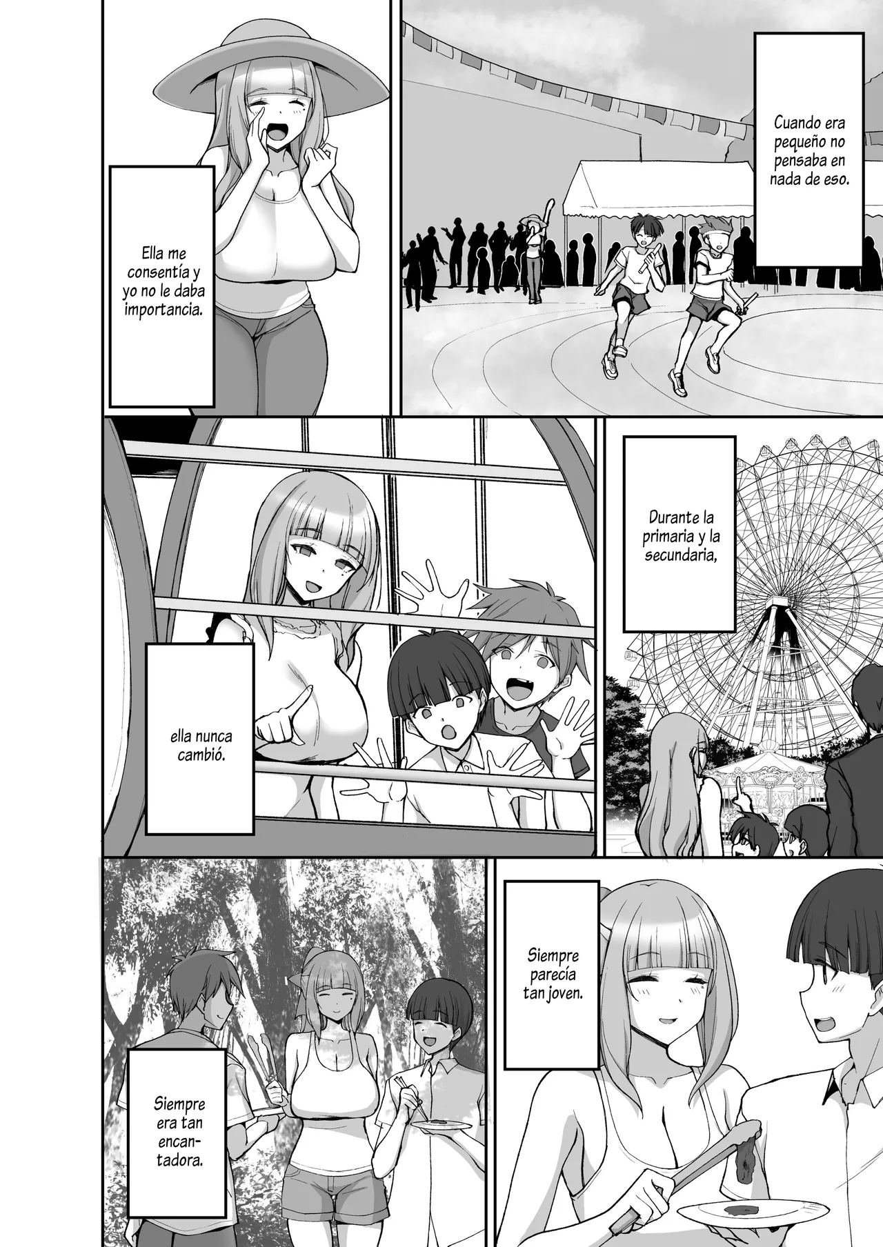 Hatsukoi no Bakunyuu Tomo Mama ga Yasashiku Sei no Tehodoki o Shitekureru Hanashi｜La Mamá Pechugona de mi Amigo, Quien es mi Primer Amor, me Guia Amablemente en lo Sexual - Page 3