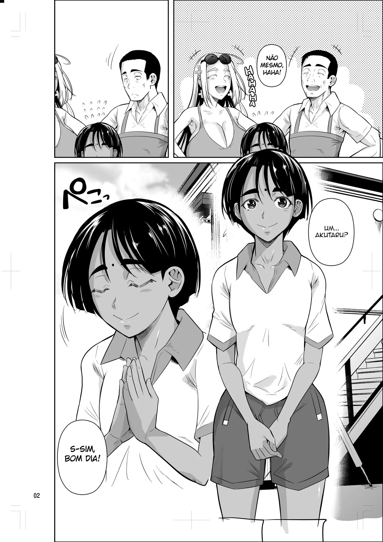 Ela Conseguiu um Emprego em um Dormitório de Estudantes Estrangeiros 2 - Page 3