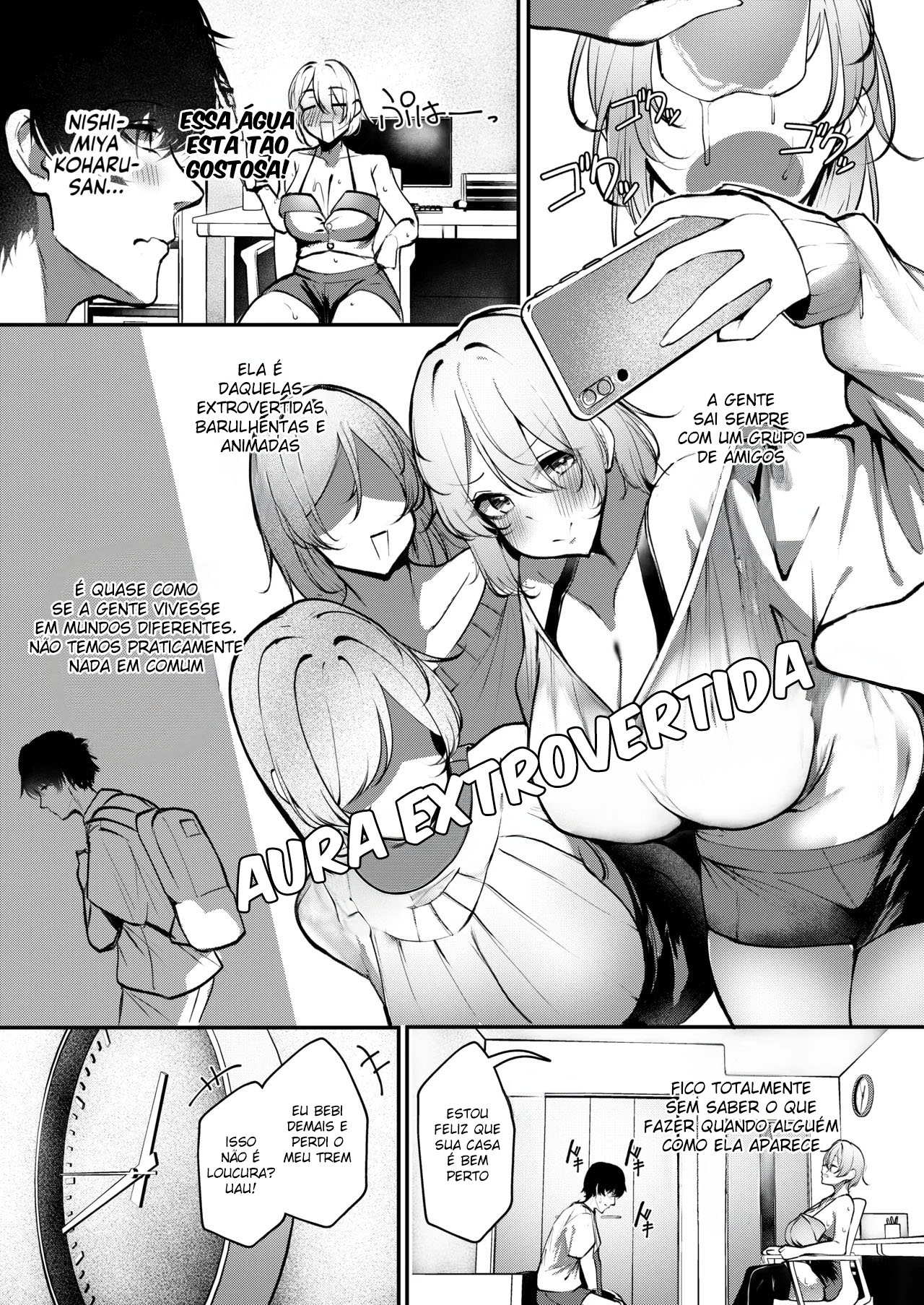 Uma Gyaru Peituda Perdeu O Último Trem e Vestiu um Biquíni de Empregada Doméstica em Troca de Passar a Noite - Page 3