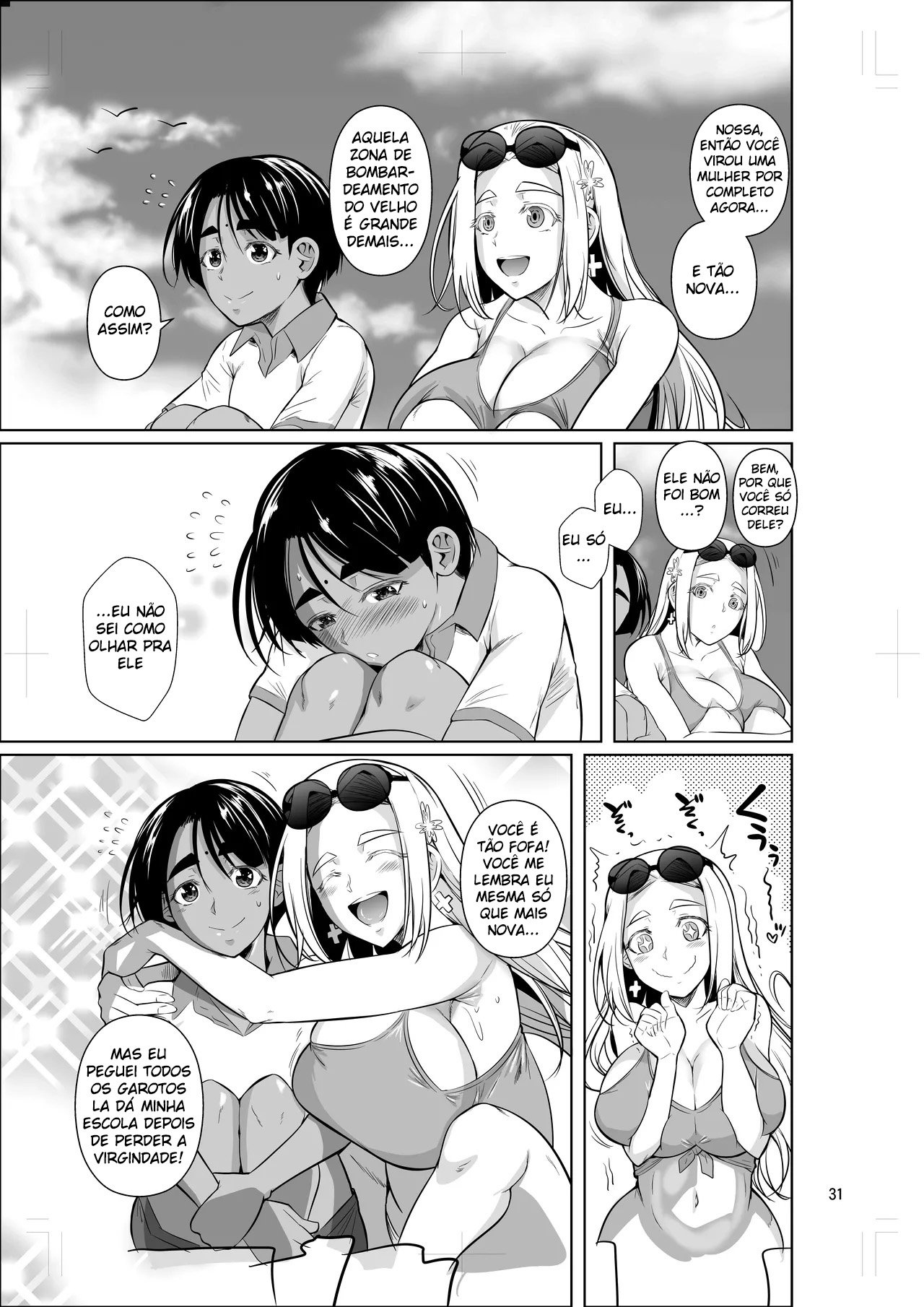 Ela Conseguiu um Emprego em um Dormitório de Estudantes Estrangeiros 2 - Page 32