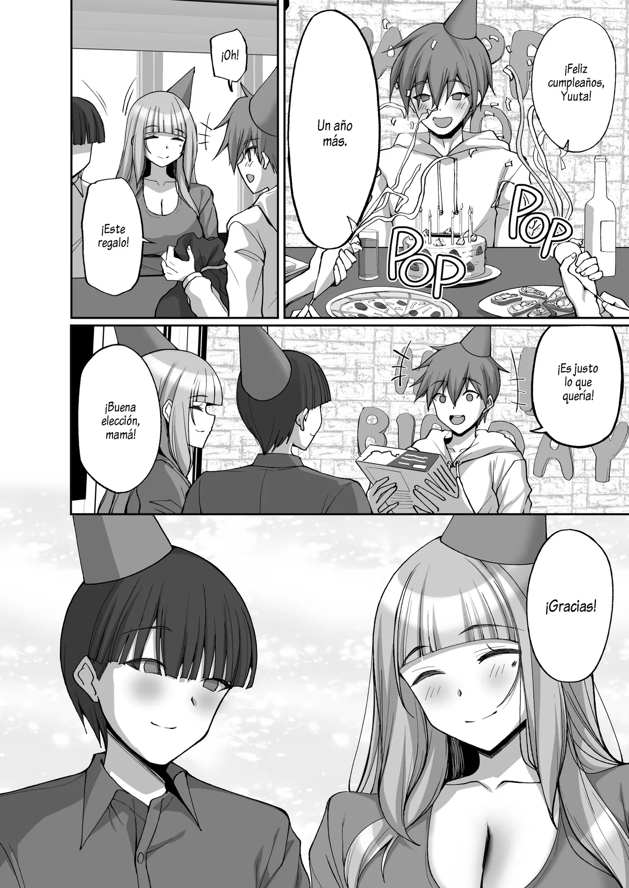 Hatsukoi no Bakunyuu Tomo Mama ga Yasashiku Sei no Tehodoki o Shitekureru Hanashi｜La Mamá Pechugona de mi Amigo, Quien es mi Primer Amor, me Guia Amablemente en lo Sexual - Page 55