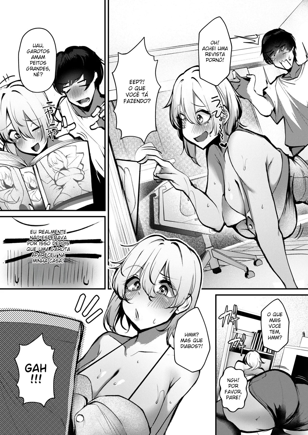 Uma Gyaru Peituda Perdeu O Último Trem e Vestiu um Biquíni de Empregada Doméstica em Troca de Passar a Noite - Page 6