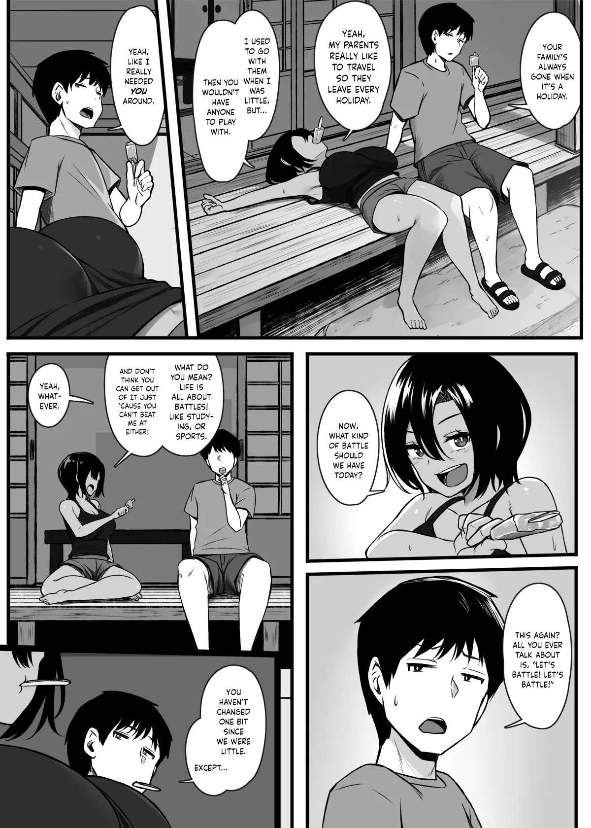 Makezu Girai na Osananajimi to H Shoubu suru Hanashi - Page 3