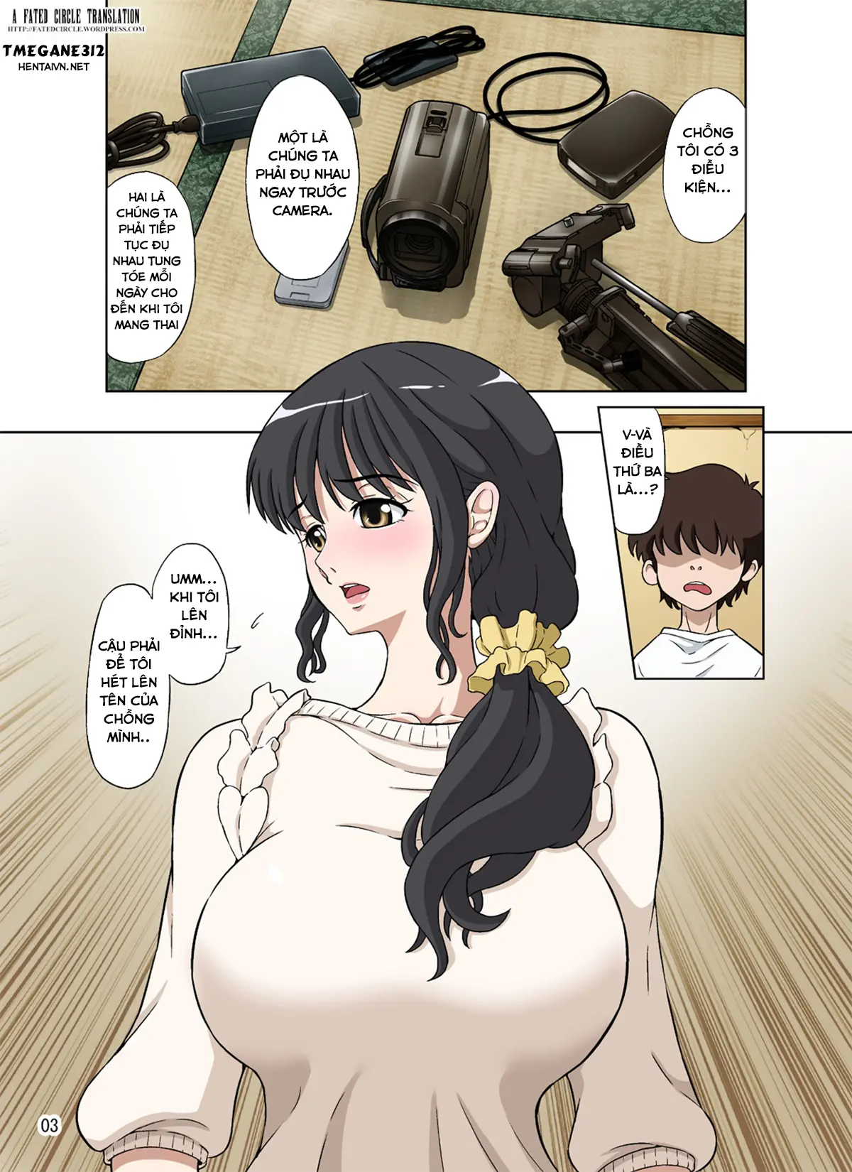 Hitozuma Miyuki-san ni Otto Kounin de Mainichi Tanetsuke Sex - Page 3