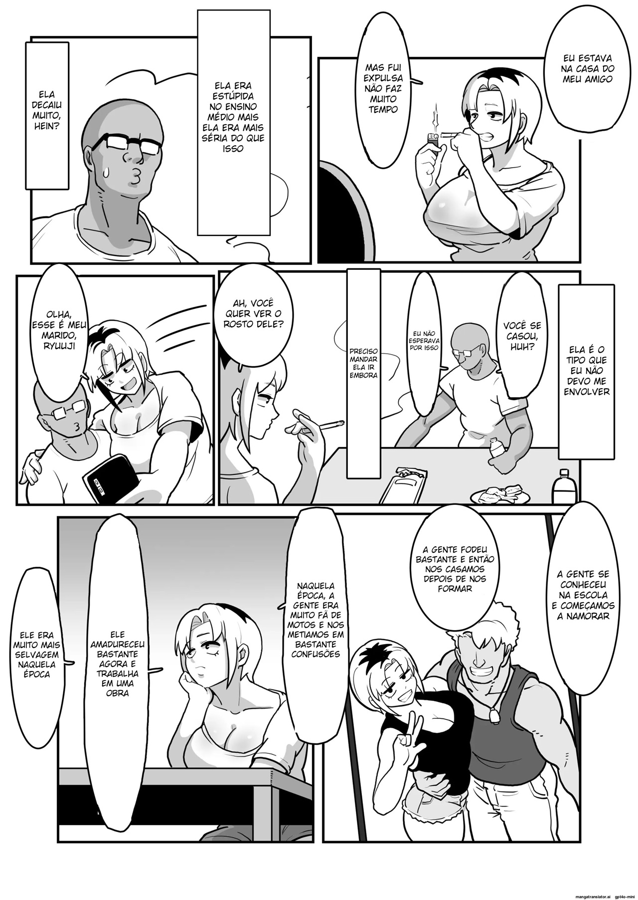 Pegando a Ex-Delinquente Casada, Engravidando-a e Moldando-a Ao Meu Gosto! - Page 9