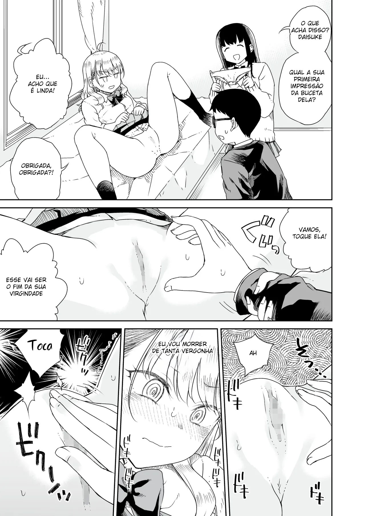 Otagal ~Perdendo A Virgindade Com Uma Gyaru Loira e Outra Morena Que São Gentis Com Otakus~ - Page 12