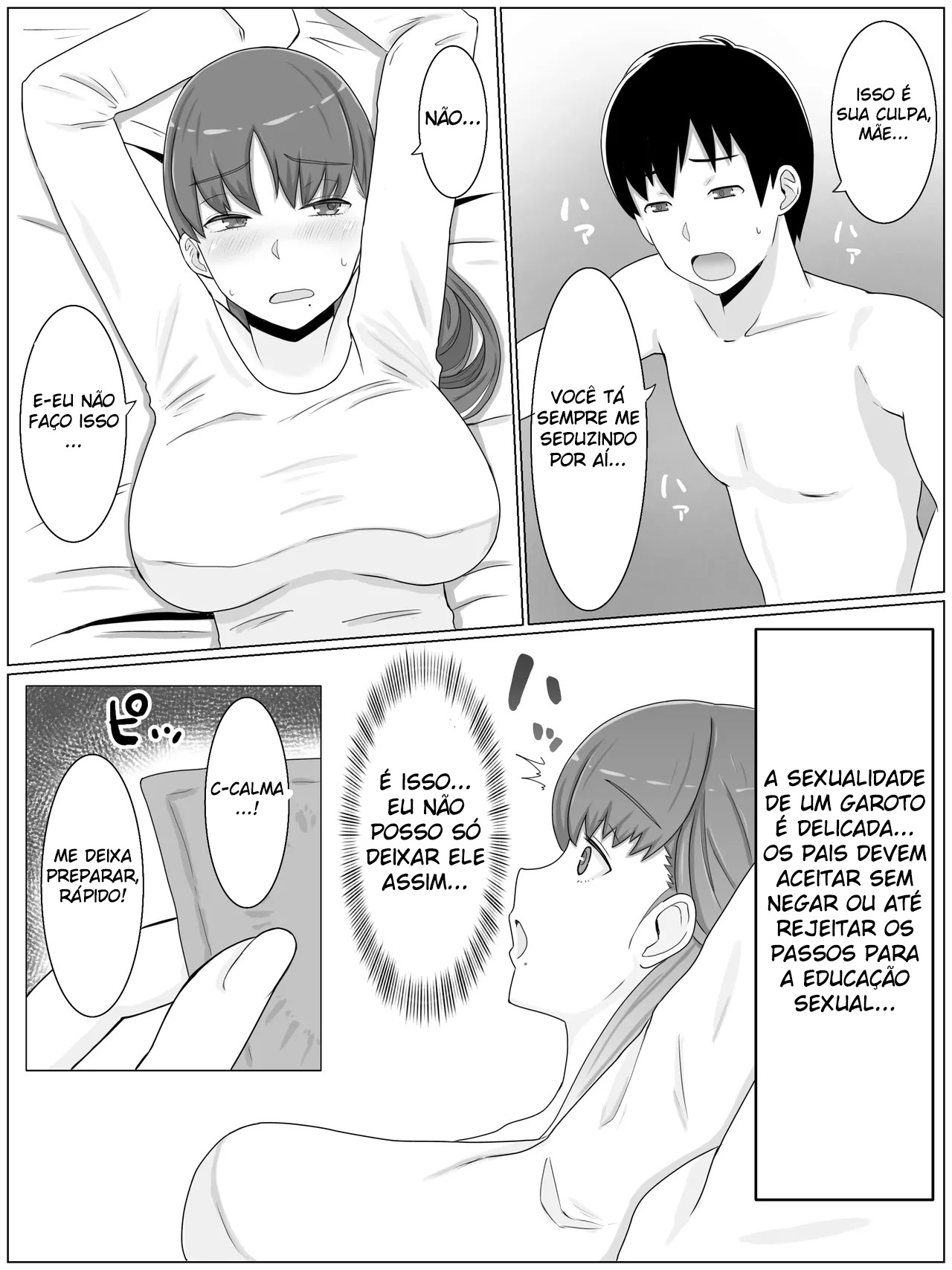 Coisas Que Quero Fazer Com a Mamãe ~ A Mãe Peituda Engravidando Com a Porra do Filho - Page 14