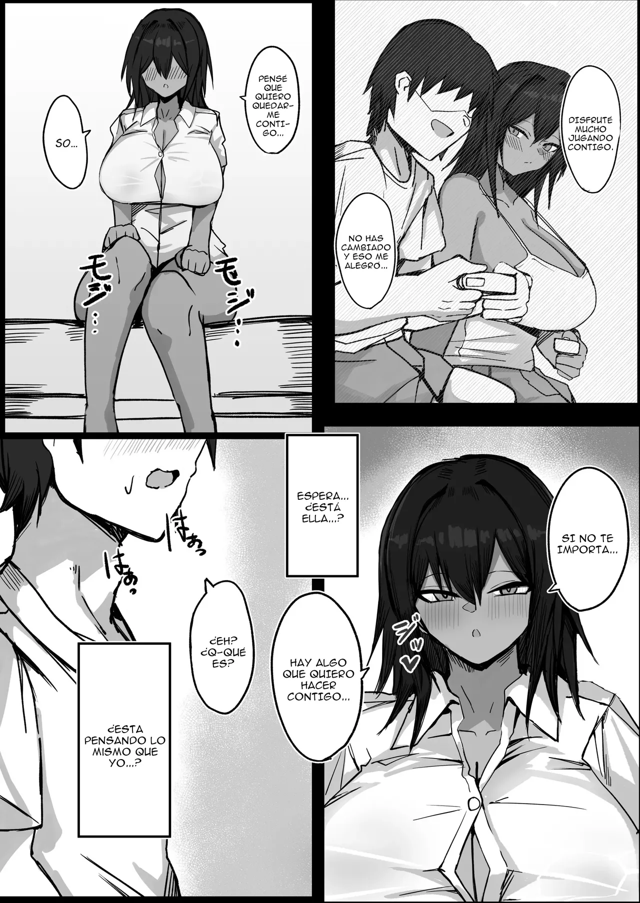 Mukashi Otoko dato Omotteta Kasshoku Bakunyuu Osananajimi to H Suru Hon Zenpen | Tuve Sexo con Mi Amiga Bronceada y Solía Pensar que Era un Chico - Page 18