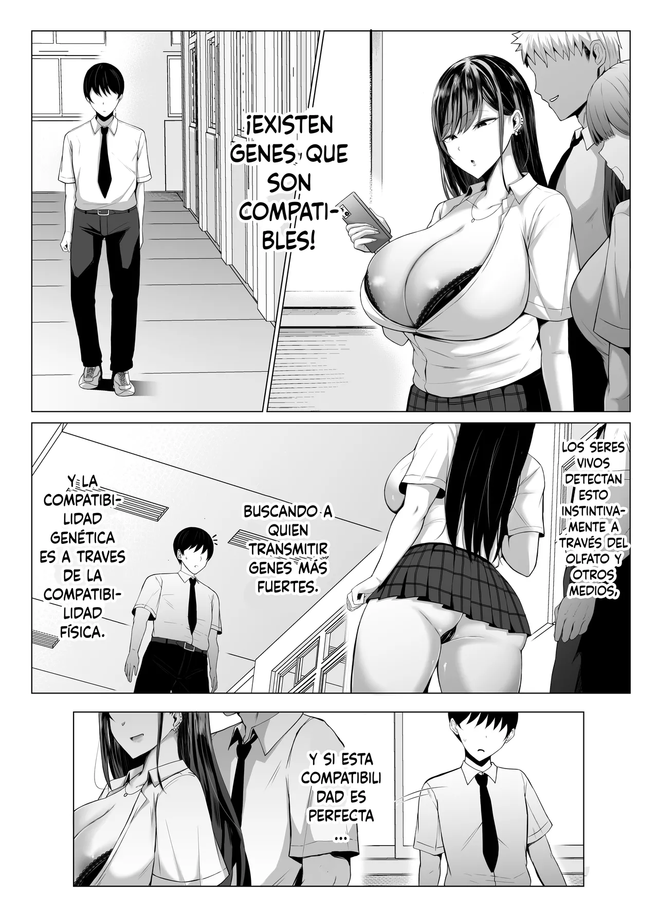 Gal to Otaku no Idenshi Aishou Batsugun H|Compatibilidad Sexual Entre una Gyaru y un Otaku - Page 2