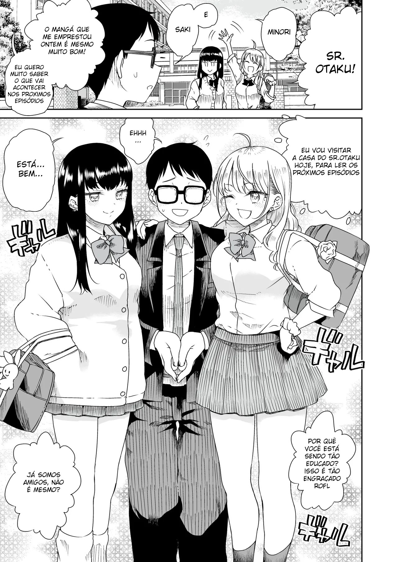 Otagal ~Perdendo A Virgindade Com Uma Gyaru Loira e Outra Morena Que São Gentis Com Otakus~ - Page 2
