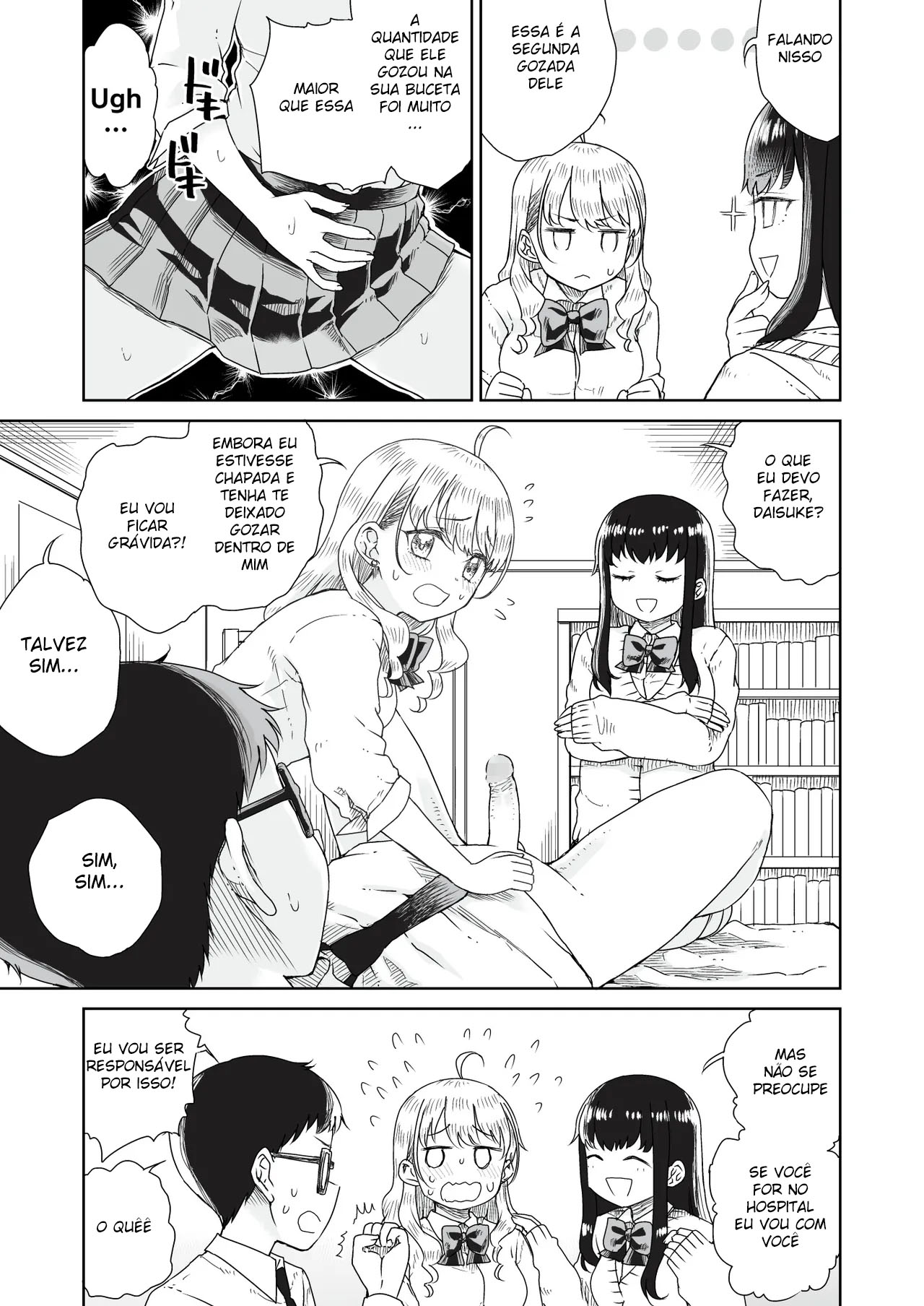 Otagal ~Perdendo A Virgindade Com Uma Gyaru Loira e Outra Morena Que São Gentis Com Otakus~ - Page 26