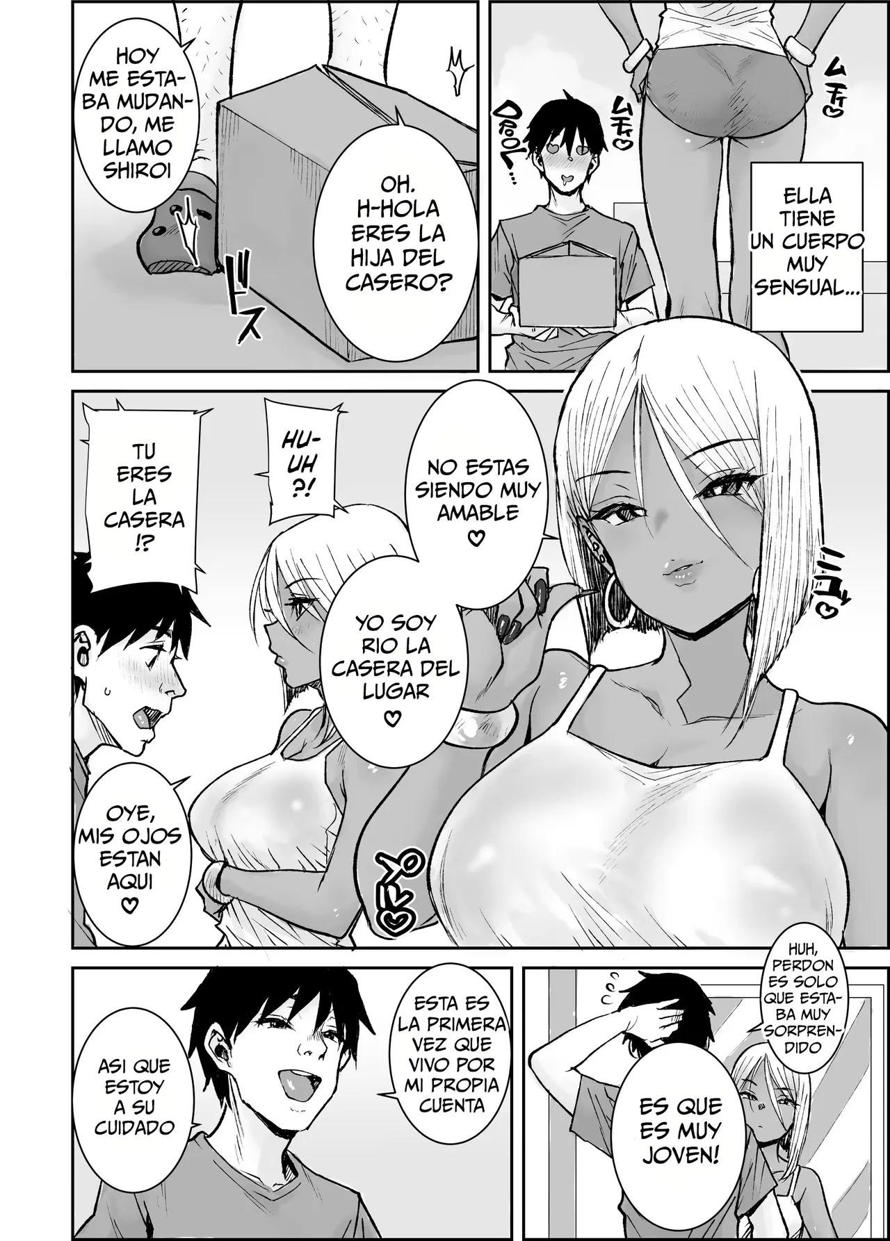 Daigakusei no Ore, Kuro Gal Bijo Kanrinin-San (35) no Hageshii Kuiuchi Kijoui de Nama Nakadashi shaimashita|Yo, Un Humilde Universitario, Me Cogí A Mi Casera, Que Es Una Gyaru De Piel Morena (De 35 Años) - Page 3