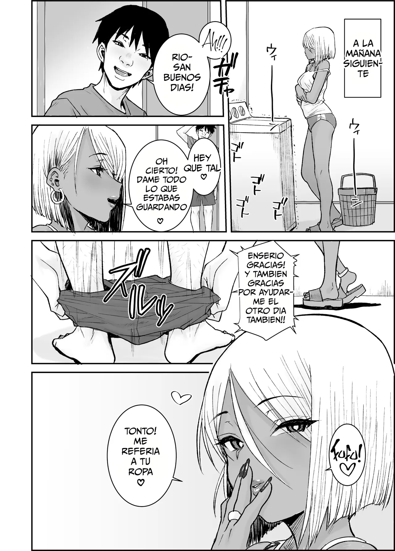Daigakusei no Ore, Kuro Gal Bijo Kanrinin-San (35) no Hageshii Kuiuchi Kijoui de Nama Nakadashi shaimashita|Yo, Un Humilde Universitario, Me Cogí A Mi Casera, Que Es Una Gyaru De Piel Morena (De 35 Años) - Page 33