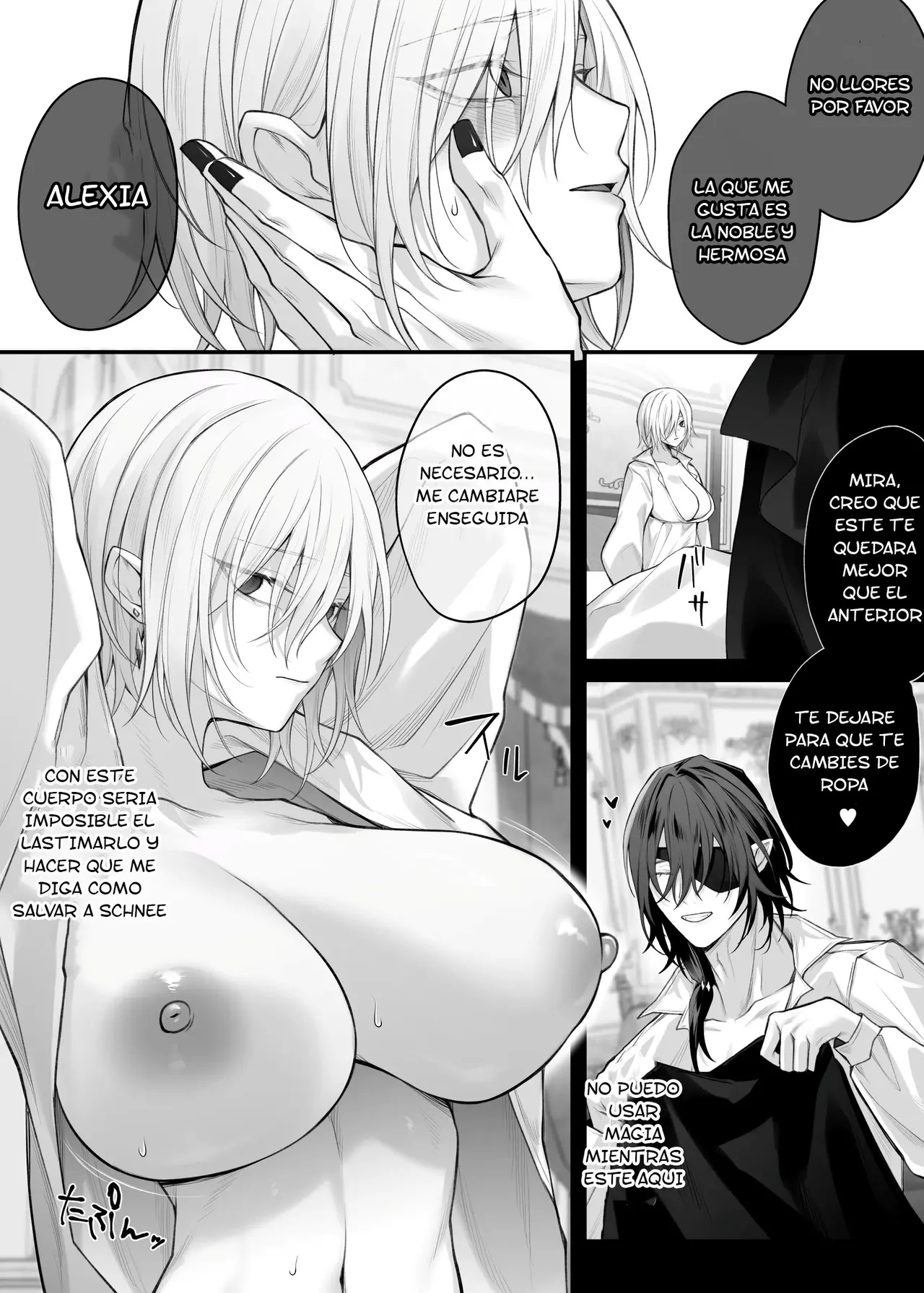 Juketsu no Majo Alexia wa Mou Otoko ni Modorenai | La bruja Alexia ya no puede volver a ser hombre - Page 38