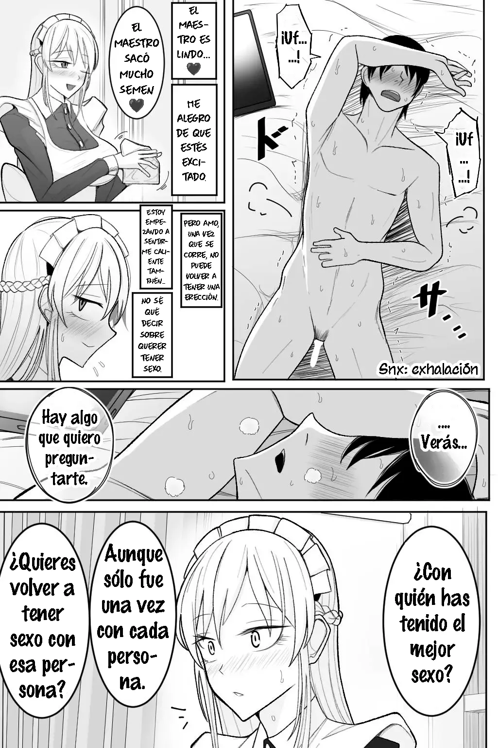 Boku no Maid no Netorase Douga|El Video Netorase de Mi Criada - Page 42